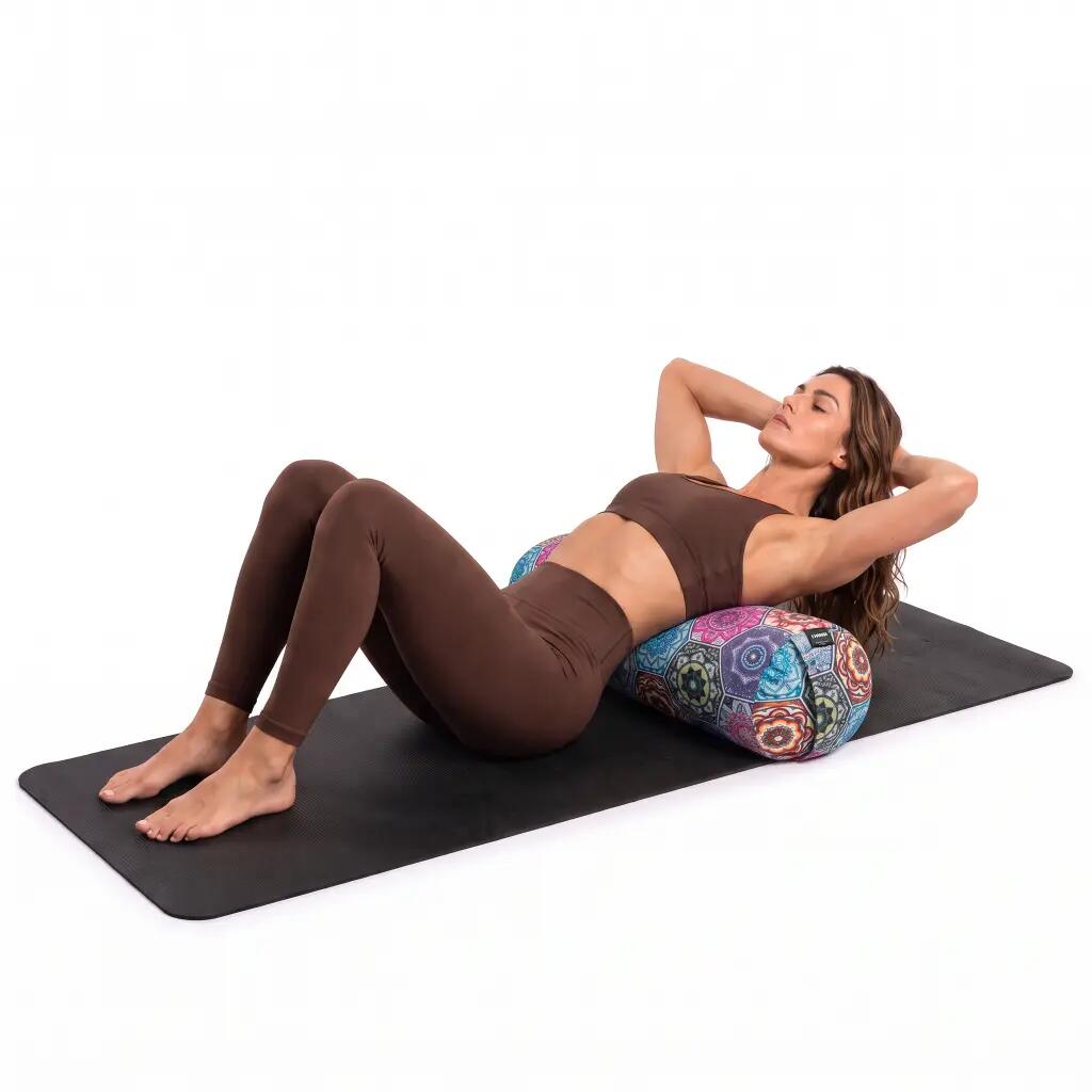 Set cuscino e rullo per meditazione Soft Balance di OMM YOGA 6/6