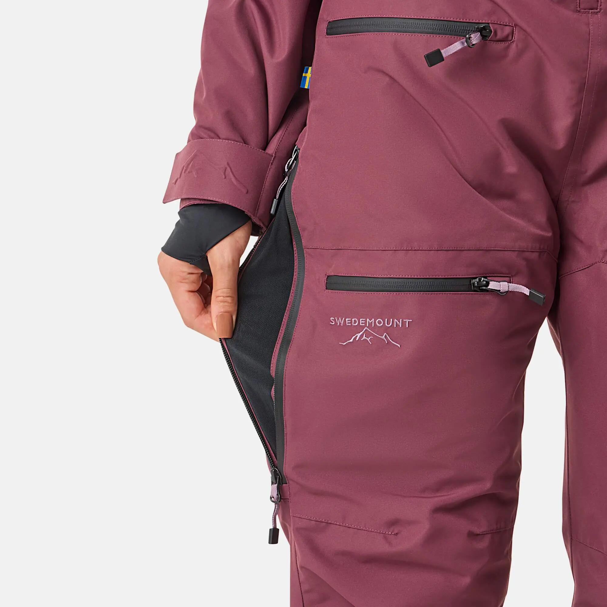 Mono De Invierno Esquí Mujer Impermeable Freeride 10/12