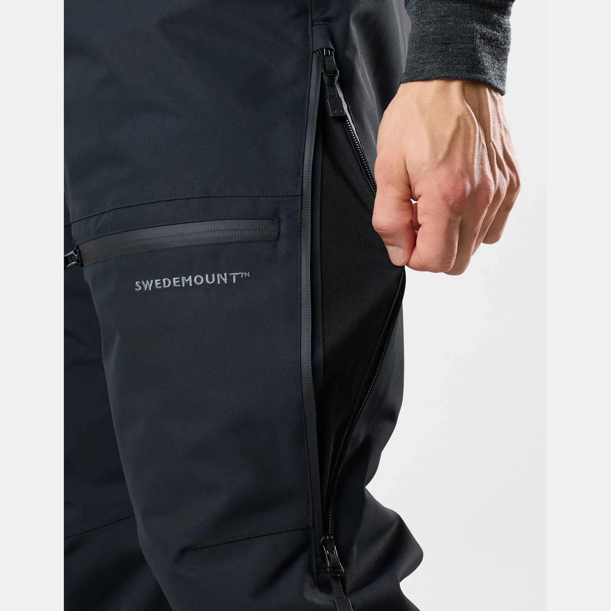 Pantaloni Con Bretelle Sci Uomo Impermeabile Freeride 8/14