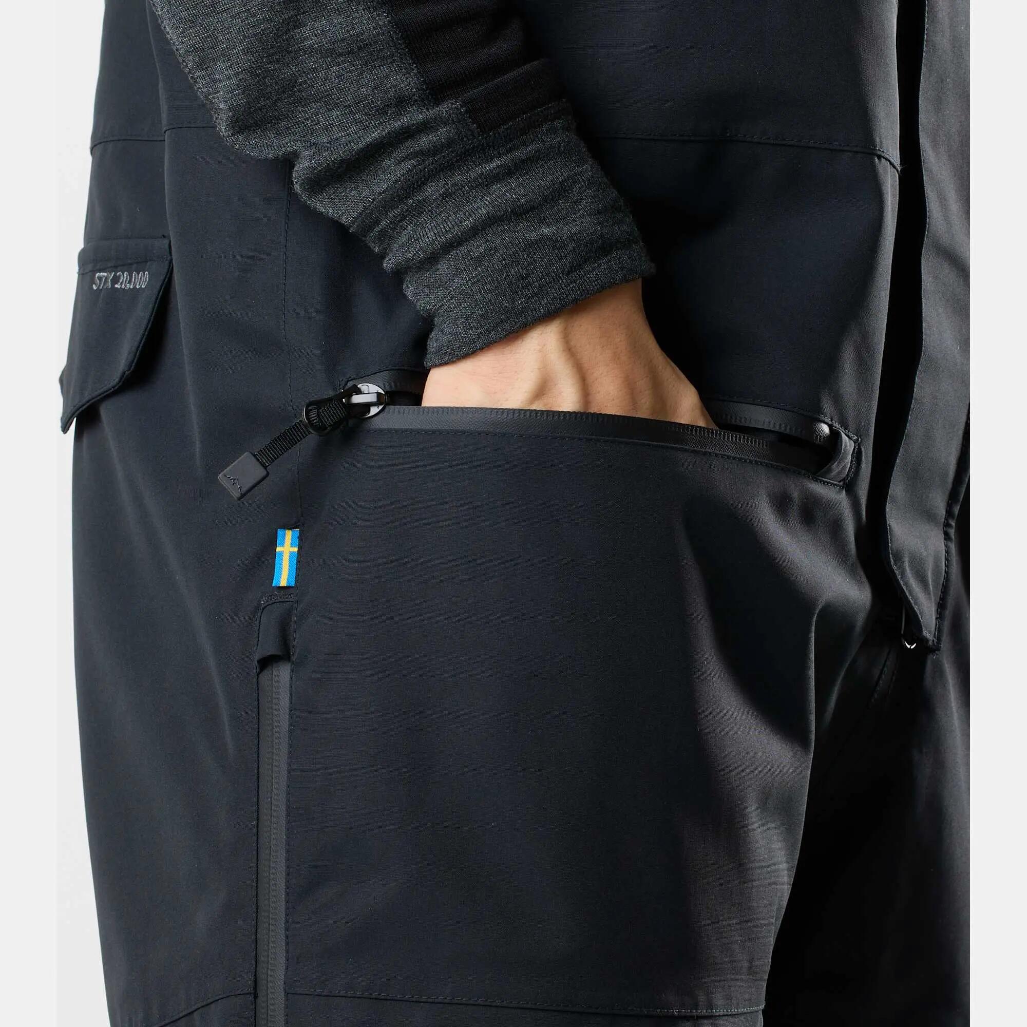 Pantaloni Con Bretelle Sci Uomo Impermeabile Freeride 11/14