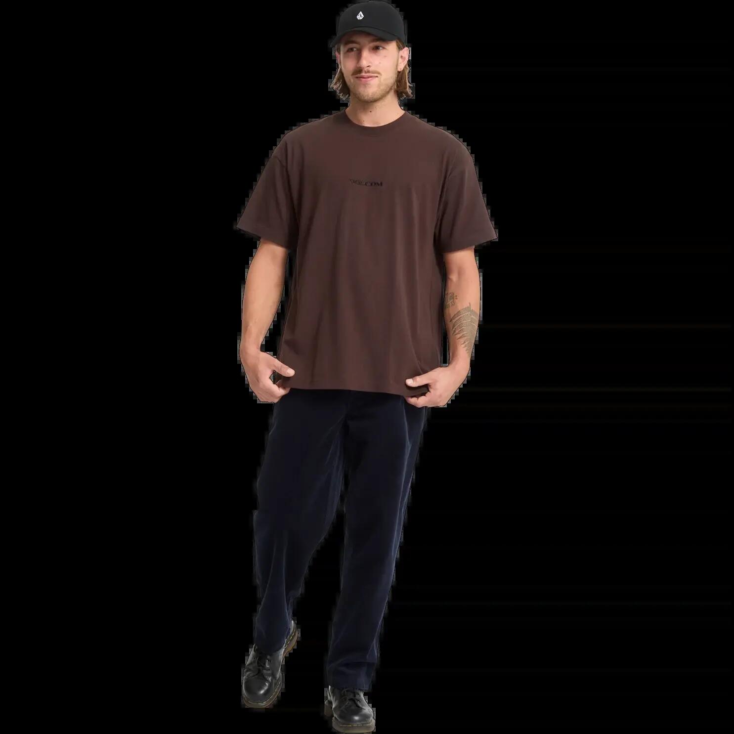 Maglietta Volcom Stone Marrone Cacao 8/8