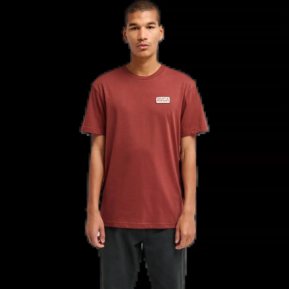 Camiseta Rvca Old West Rojo 1/8