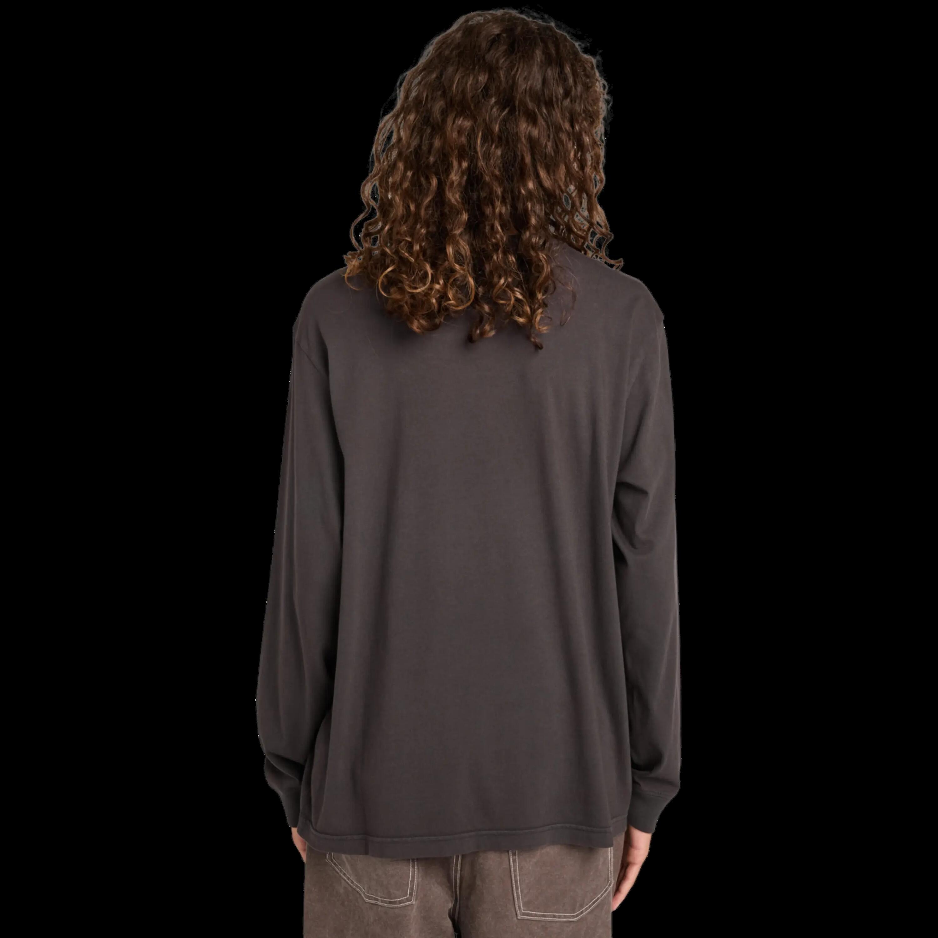 Sudadera Element Lowcase Pigment Crew Negro 3/4