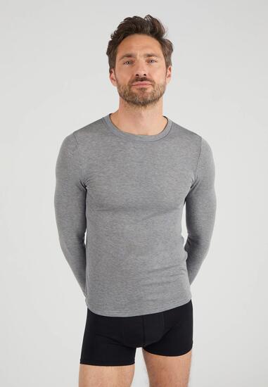 T-shirt manches longues thermique Thermolactyl Sensitive - Gris