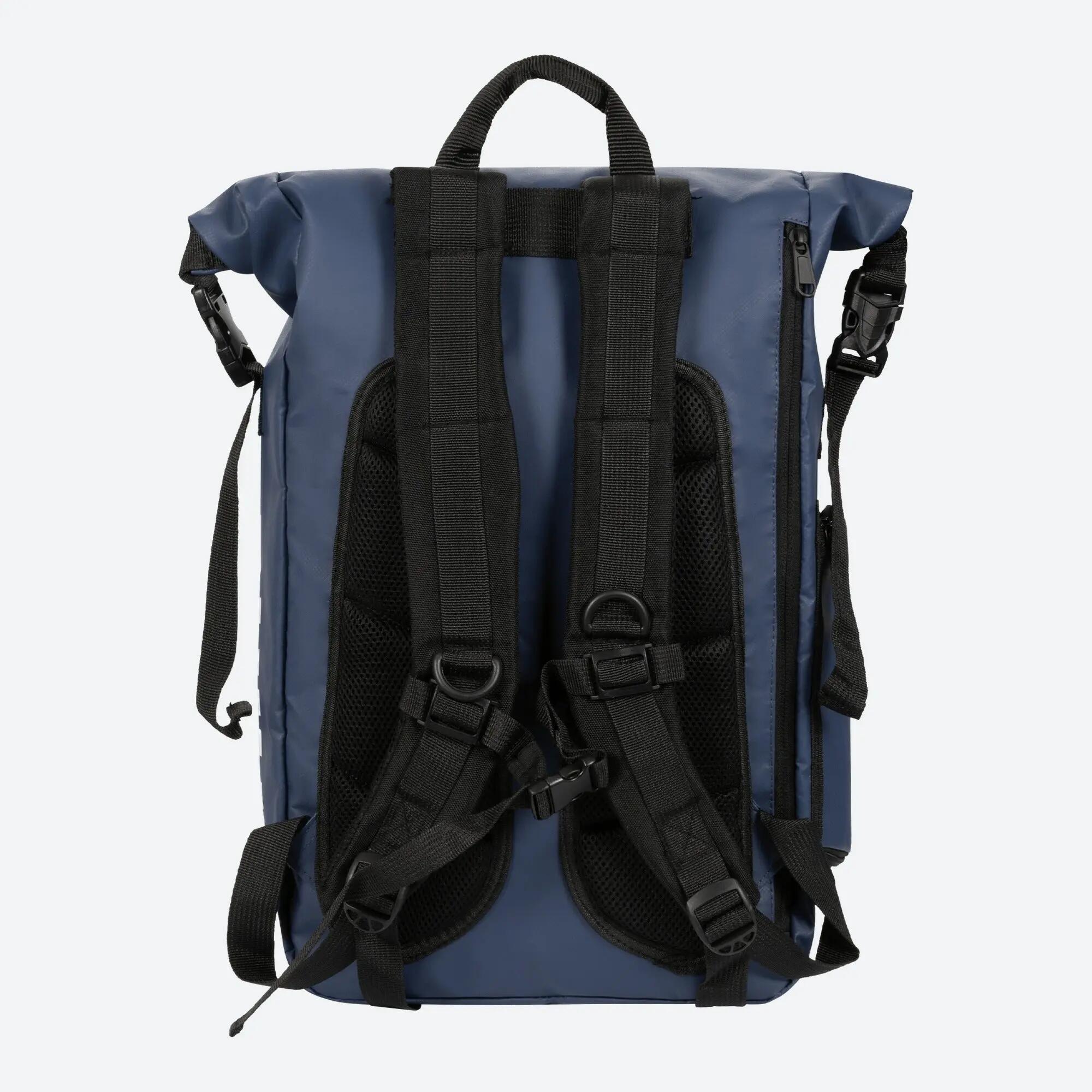 Sac à dos ordinateur imperméable roll-top 30 L pour le sport ORA bleu marine 4/7