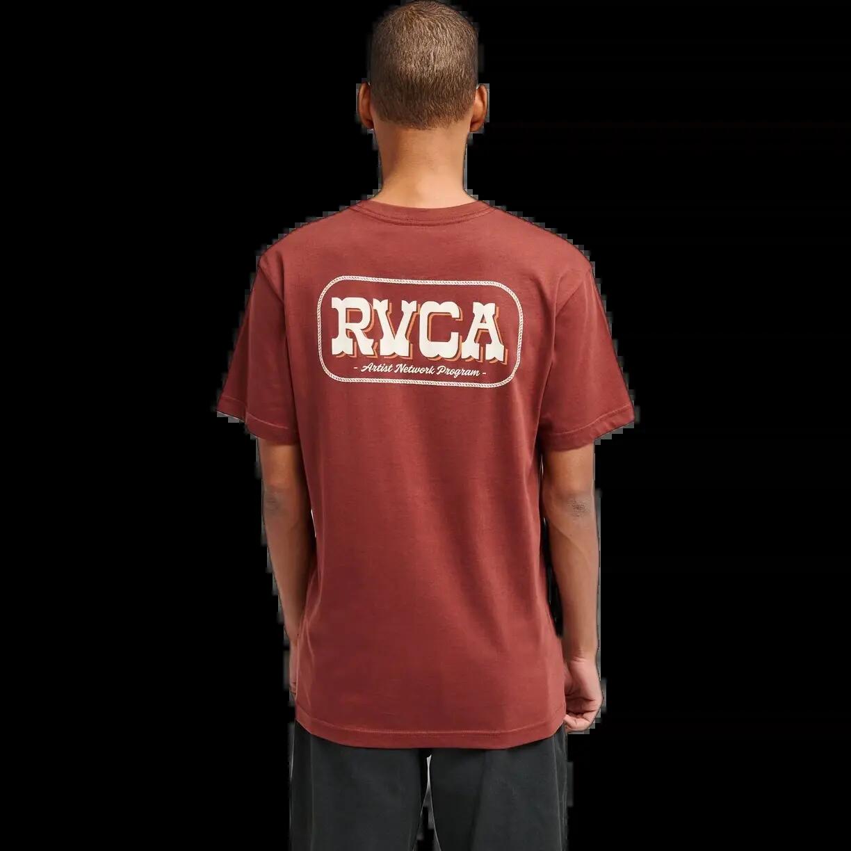 Camiseta Rvca Old West Rojo 2/8