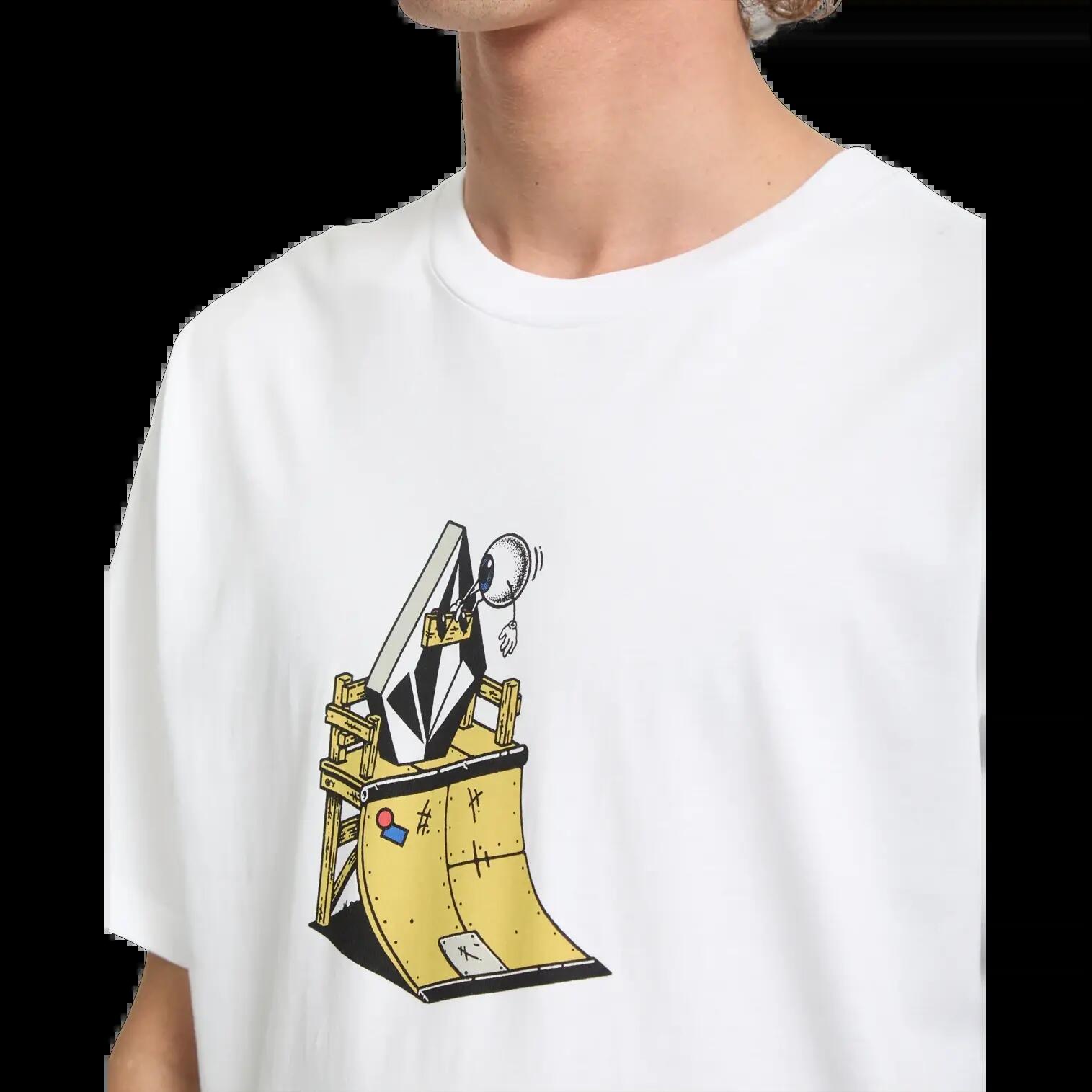 Camiseta Volcom Daniel Shepard Walleye Blanco 3/3
