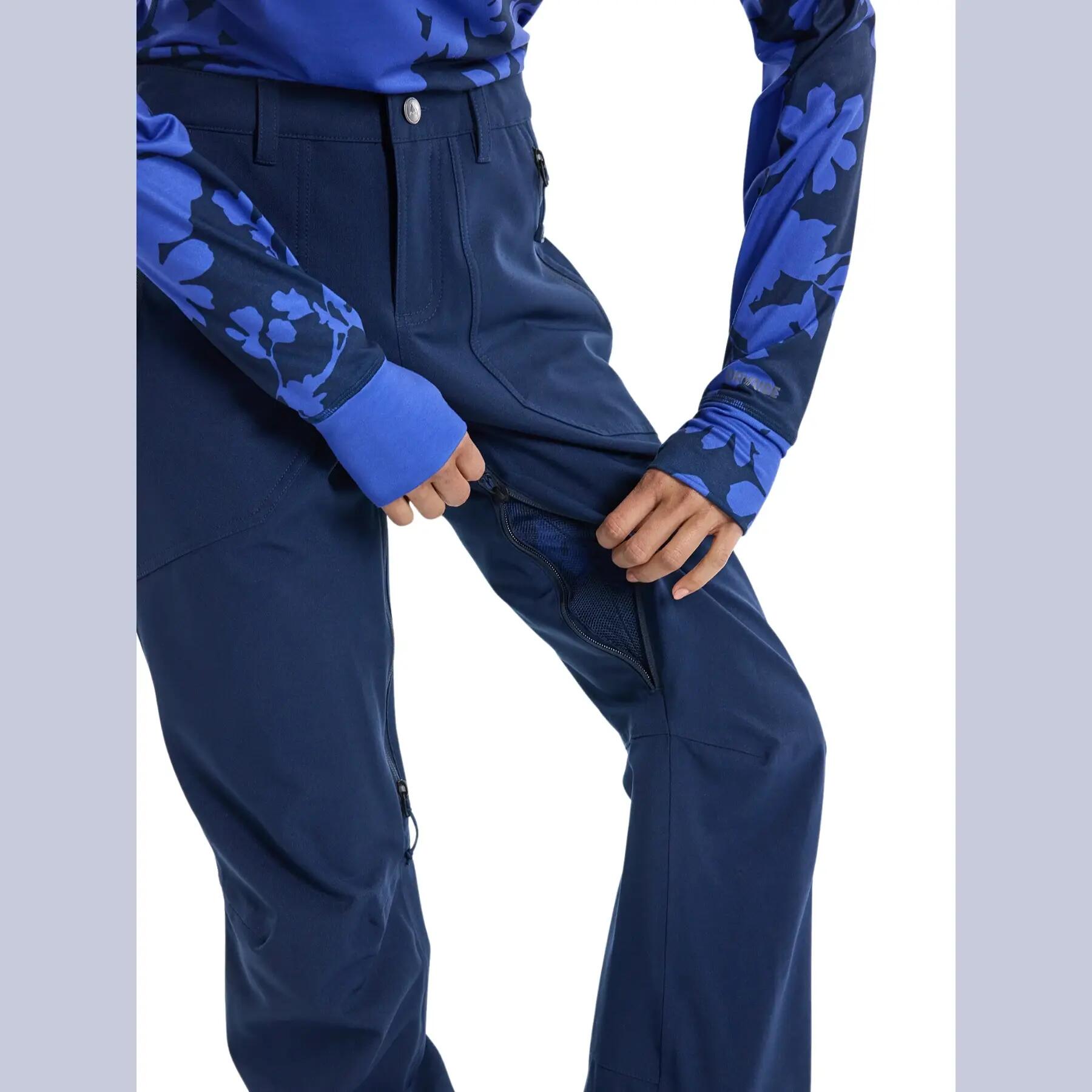 Pantaloni da snowboard Burton Vida Blu marino 4/4