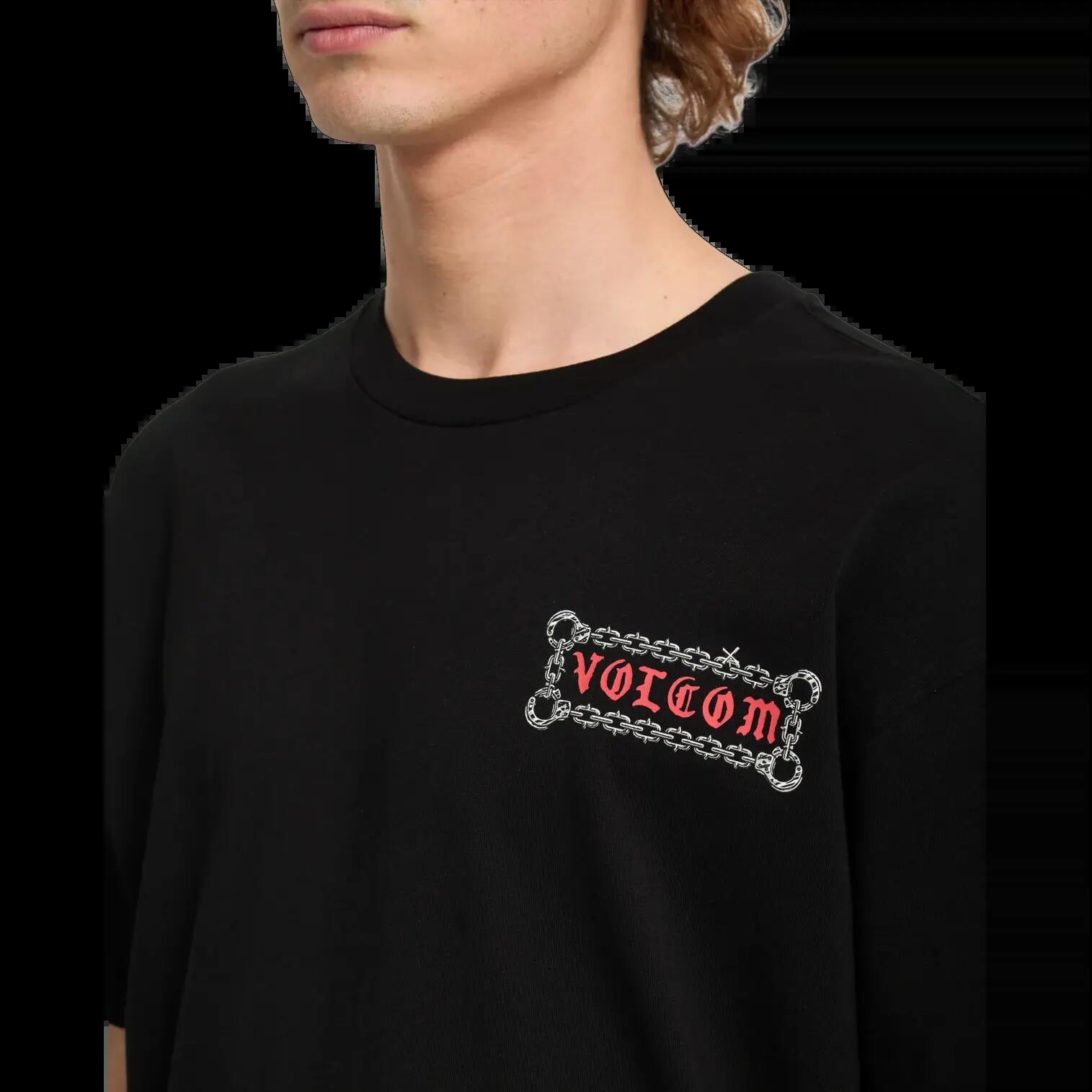 T-shirt Volcom Fa Daniel Shepard Zwart Wit 3/6