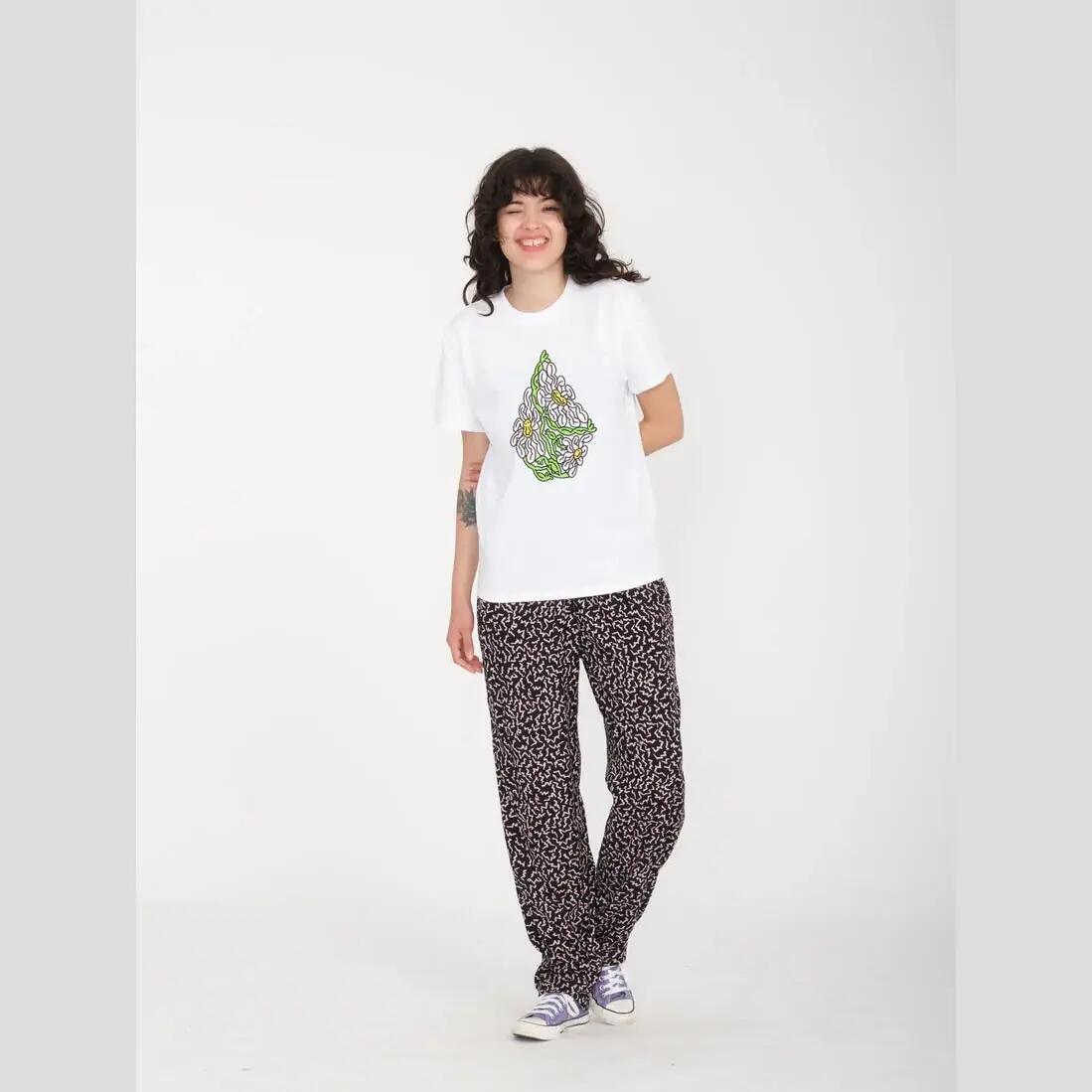 T-shirt Volcom Radical Daze Branco 4/4