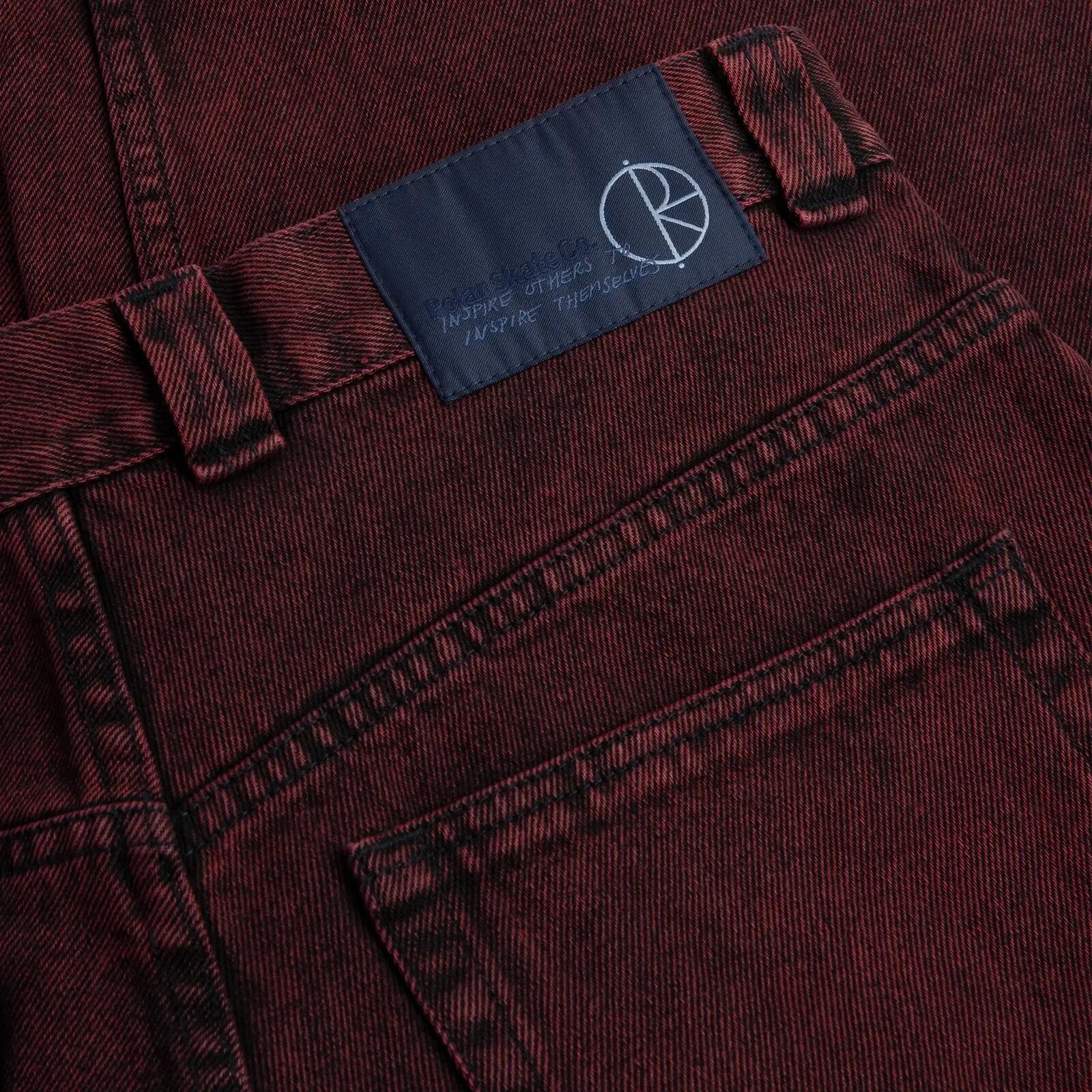 Calças Polar Skate Co Big Boy Pants Vermelho Preto 4/4