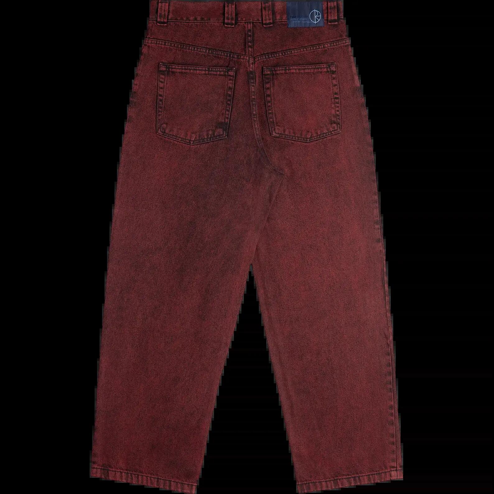 Calças Polar Skate Co Big Boy Pants Vermelho Preto 2/4