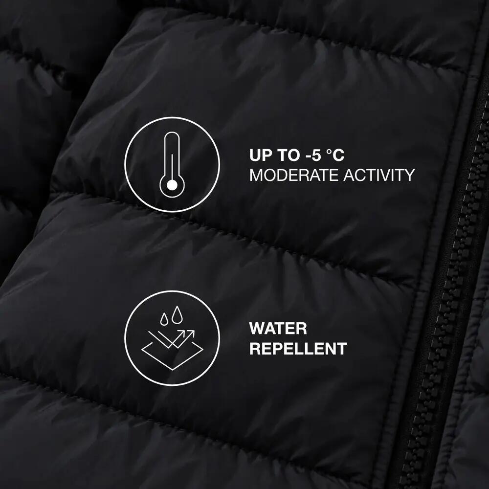 Cazadora Negro Ecoalf Aspenalf Jacket Black Repelente Al Agua 4/5