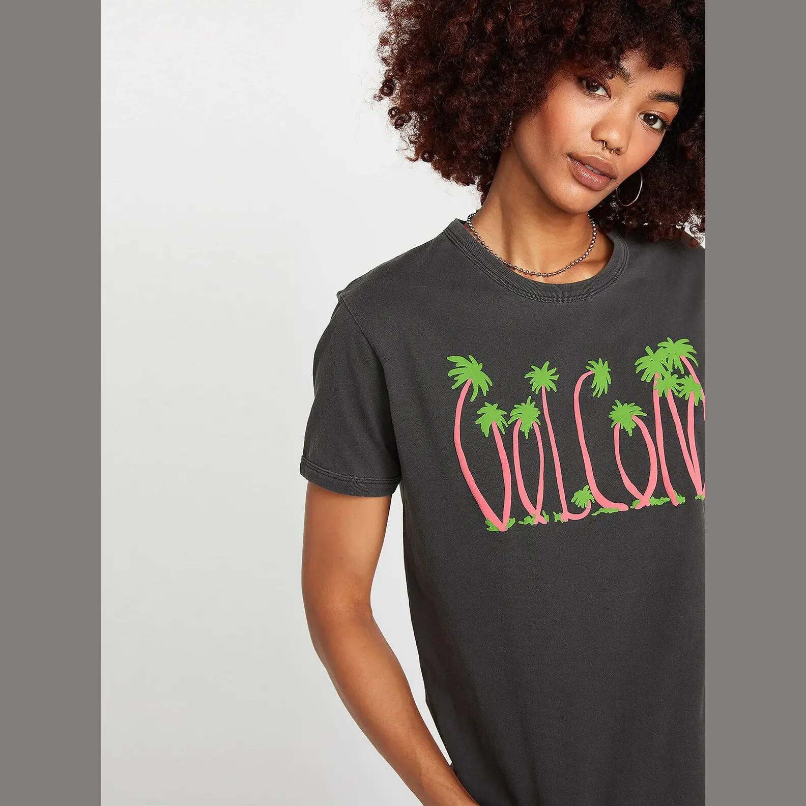 T-shirt Volcom Truly Ringer Preto 3/3