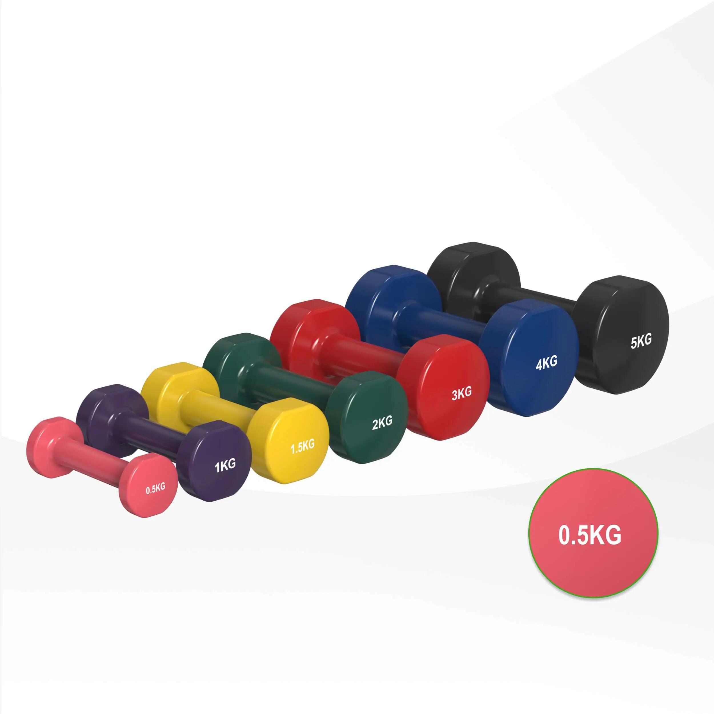 Dumbell set - Vinyl - Roze 2/7