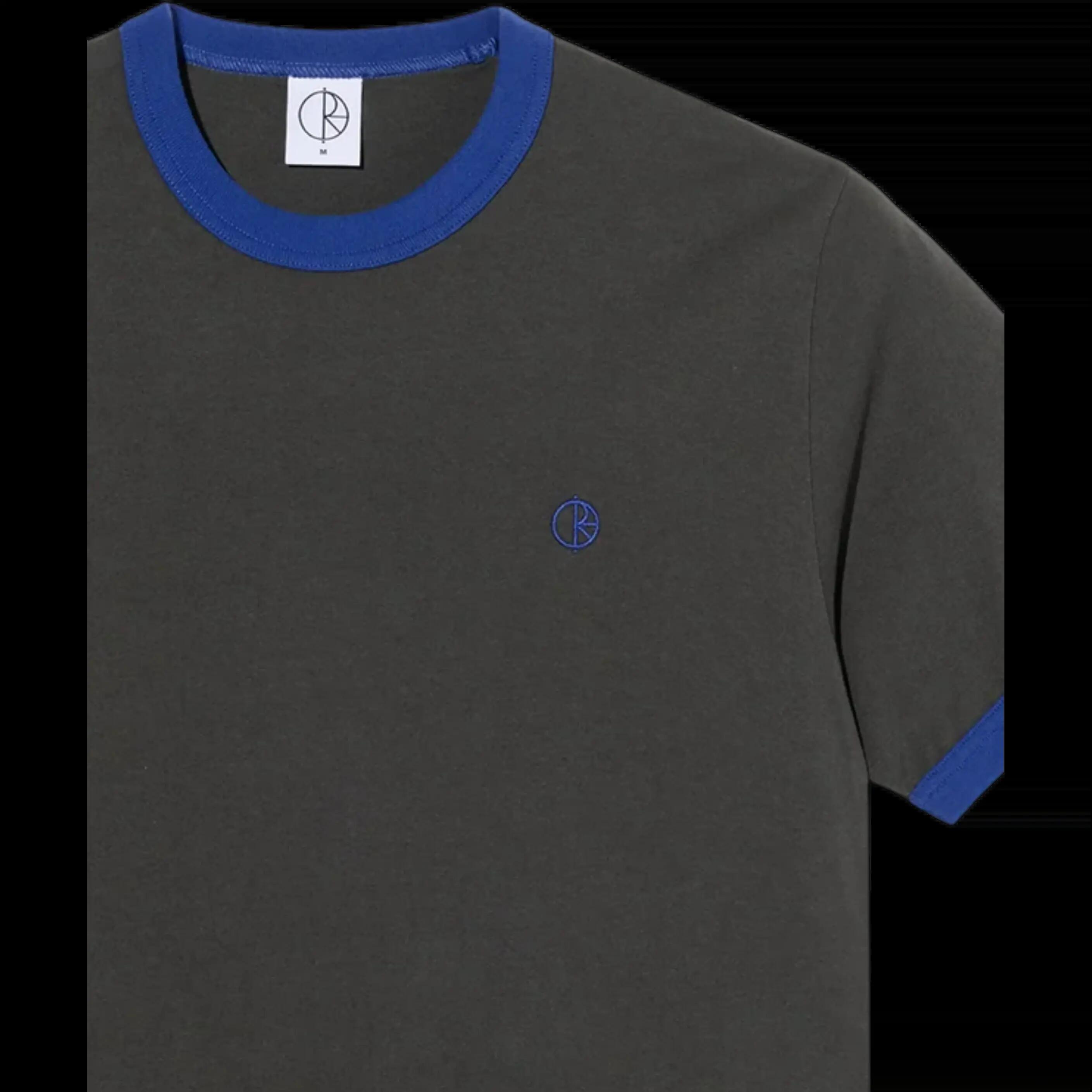 T-shirt Polar Skate Co Ringer Tee Preto Azul 2/4