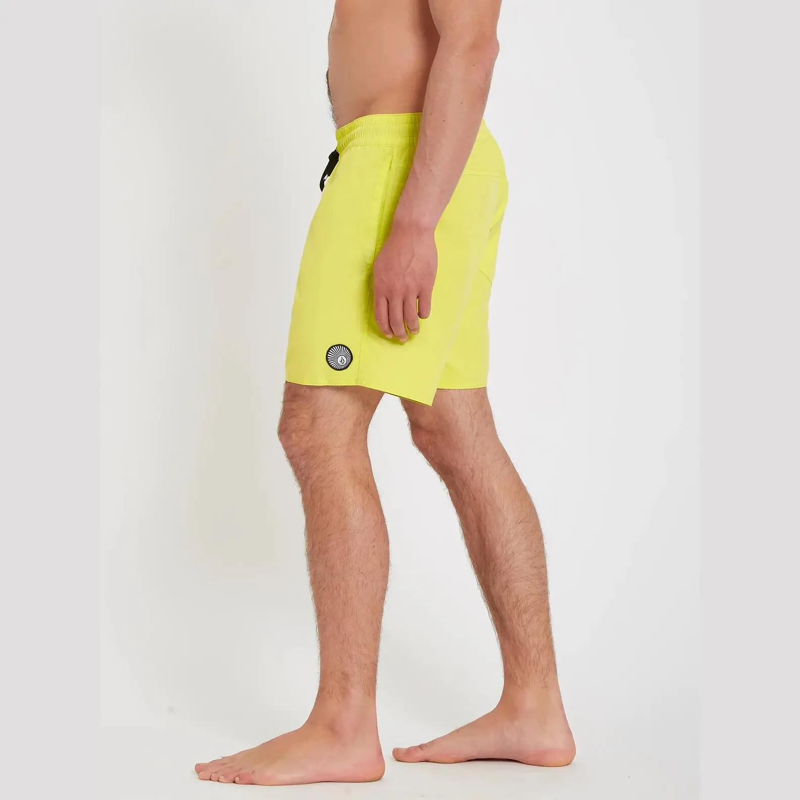Fato de banho Volcom Lido Solid Trunk Limeade 3/4