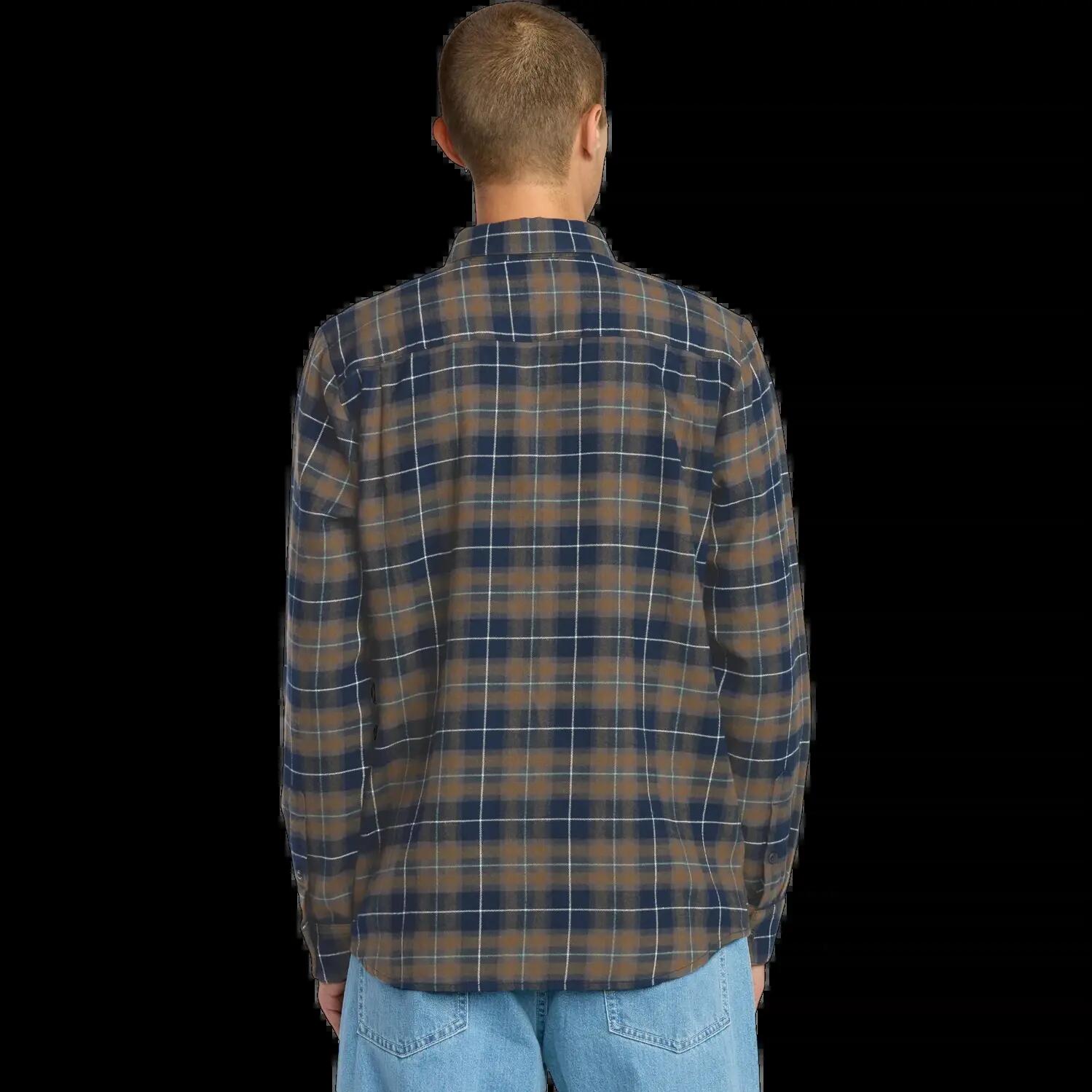 Camisa Volcom Caden Plaid Shirt Navy 2/7