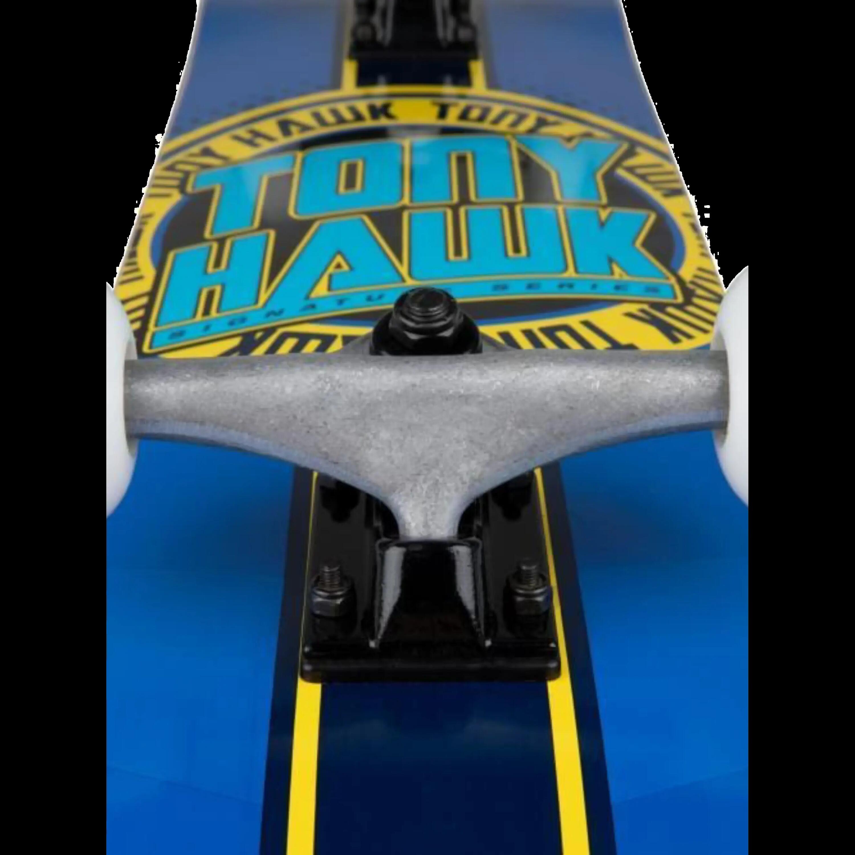 Skateboard Tony Hawk SS 180+ Badge Logo Blu Giallo 2/5