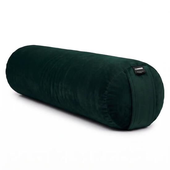 Coussin de yoga Omm, rouleau de yoga - Vert bouteille