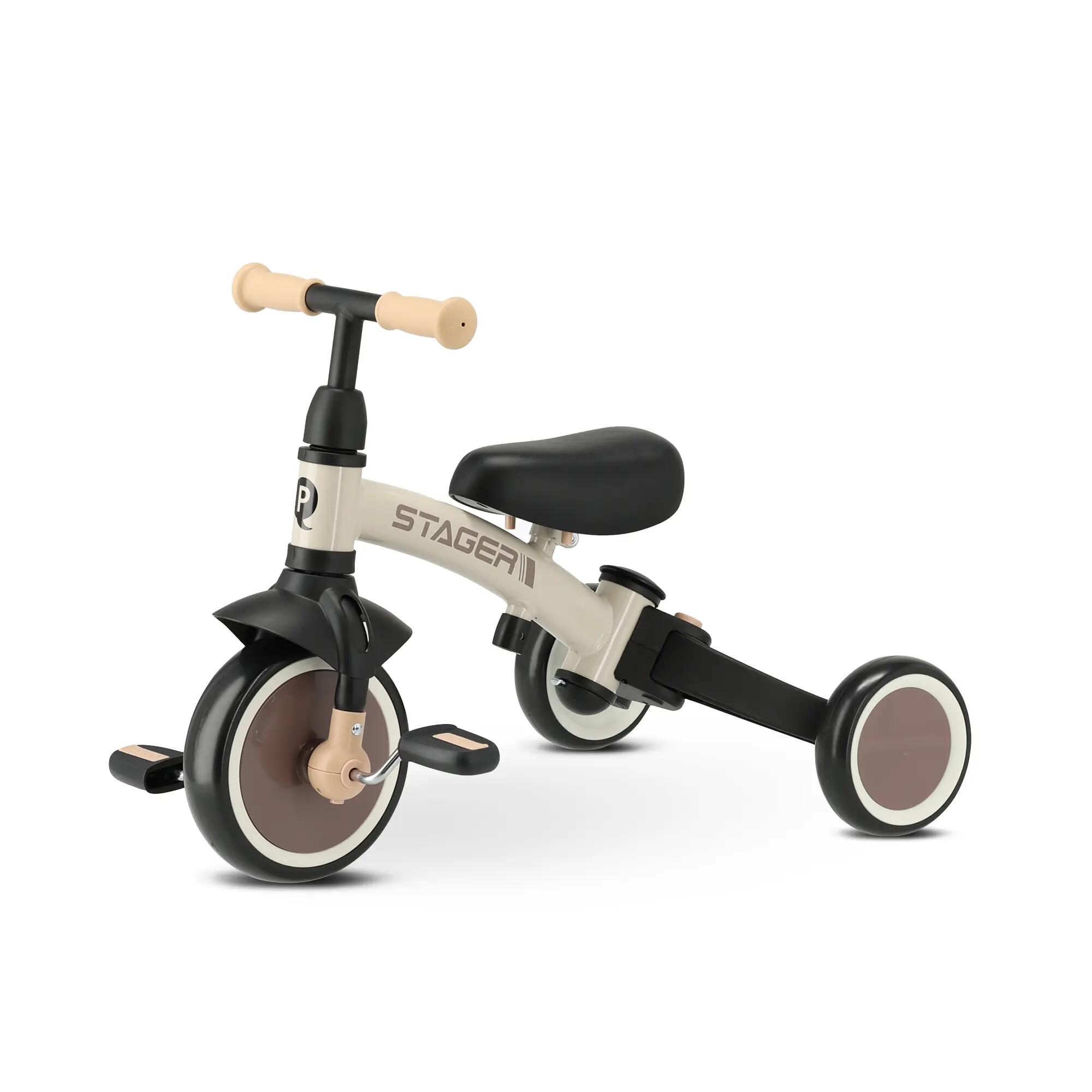 Qplay Stager Triciclo 3-in-1 - Pieghevole - Marrone 6/11