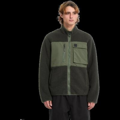 Pile volcom storm stone zip zwart