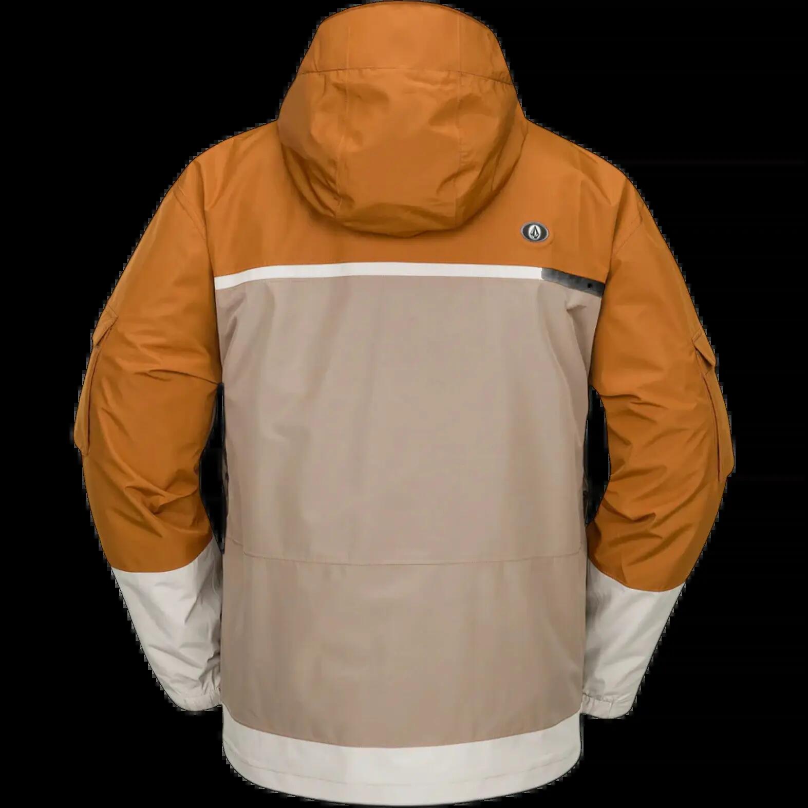Chaqueta Volcom Nightbreaker 20K con capucha Marrón 2/4