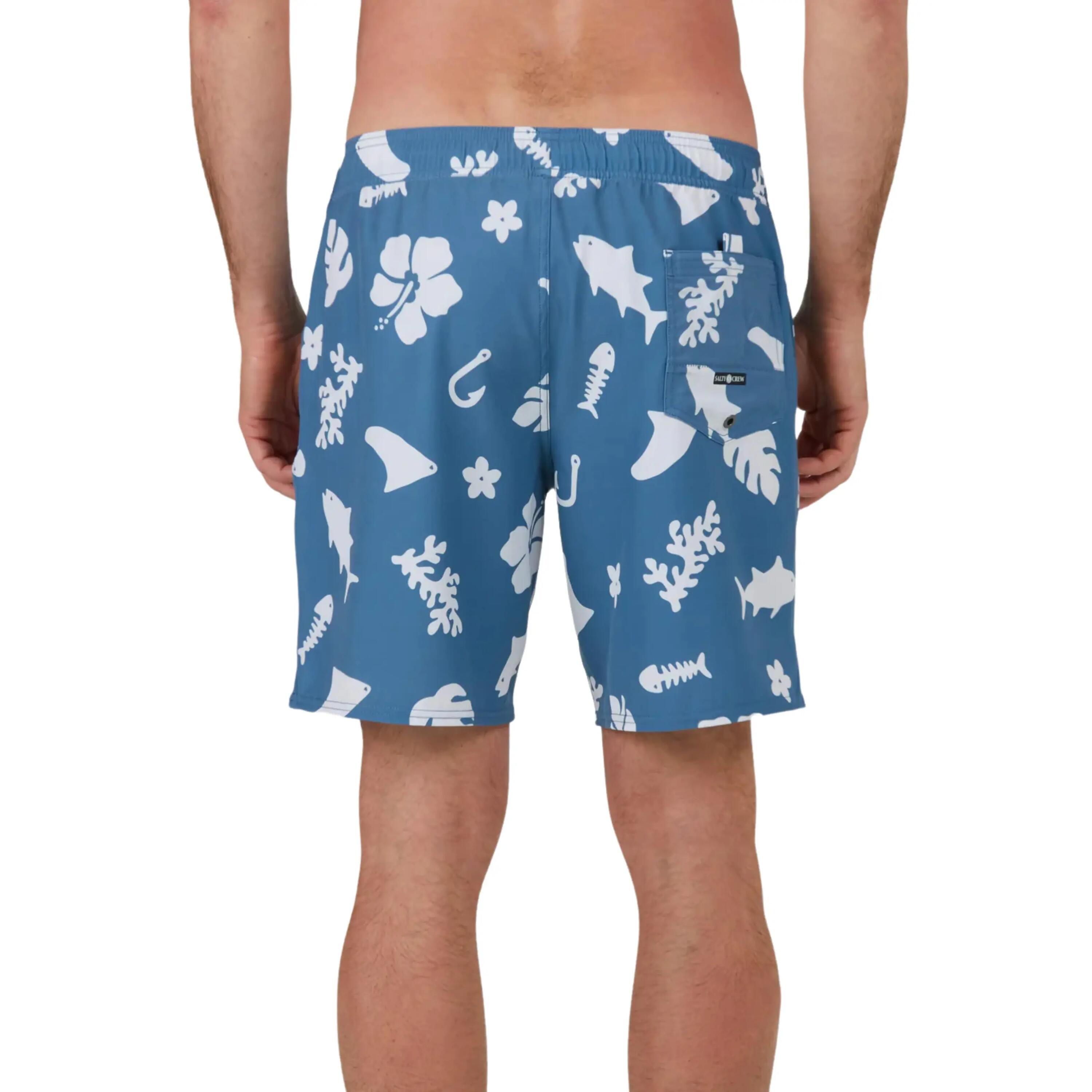 Fato de banho Salty Crew Lowtide Elastic Slate/White 3/3