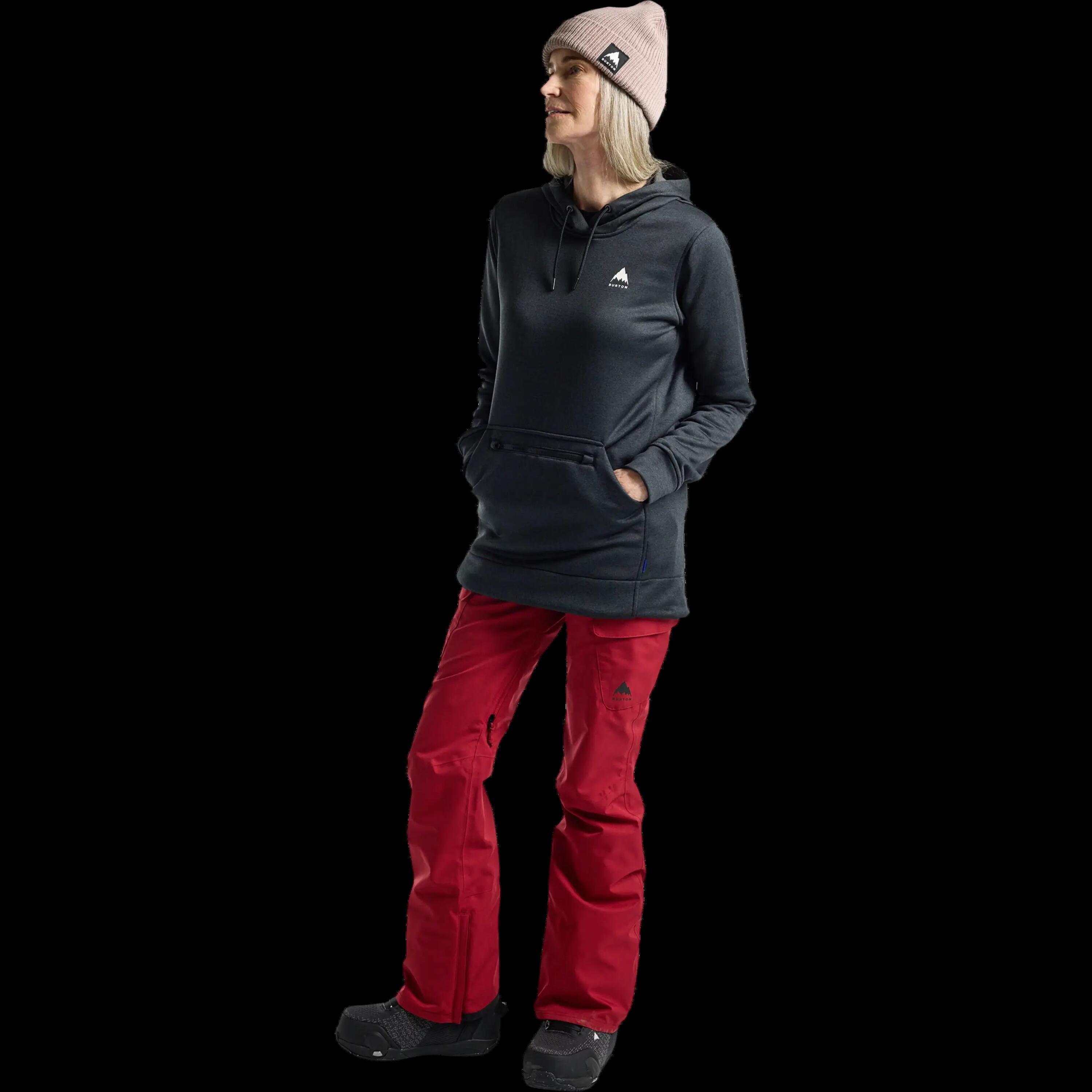Sweat de snowboard à capuche Burton Oak Long Pullover Noir 4/4
