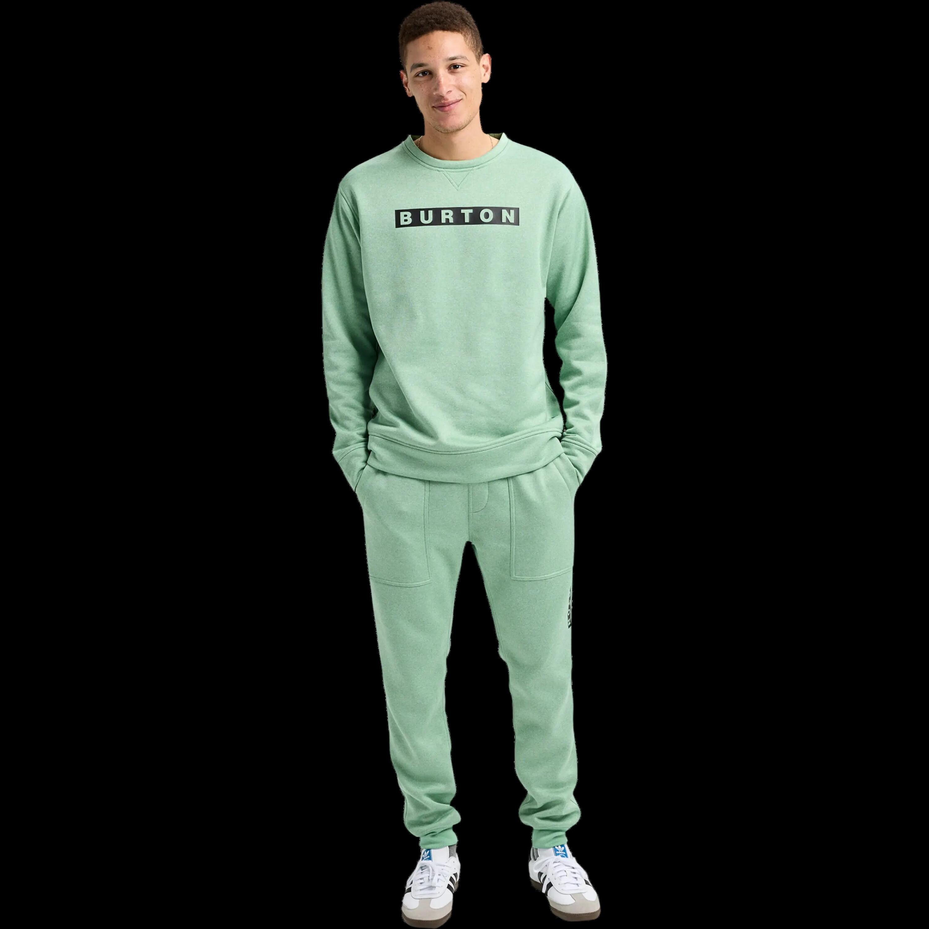 Burton Oak Crewneck Snowboard Sweatshirt Salbeigrün 4/4