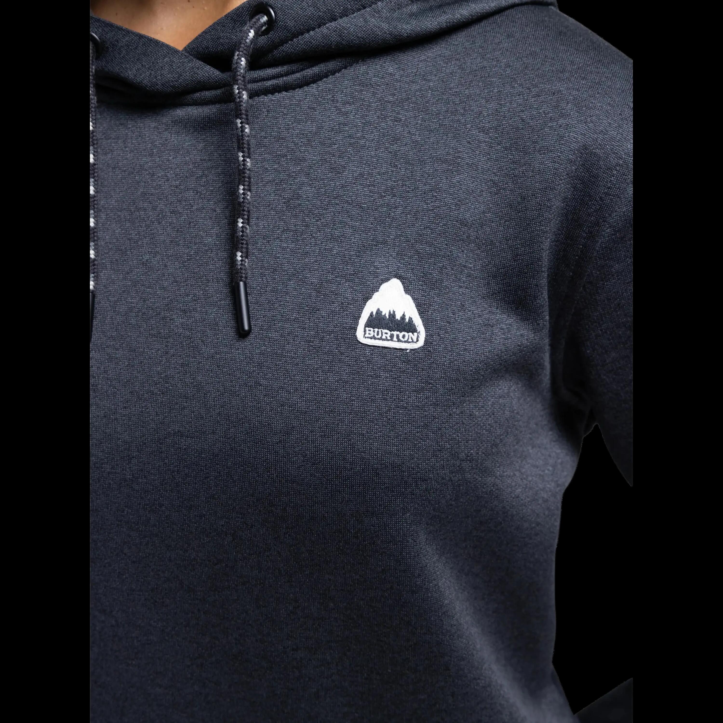 Sweat de snowboard à capuche Burton Oak Noir Chiné 4/4