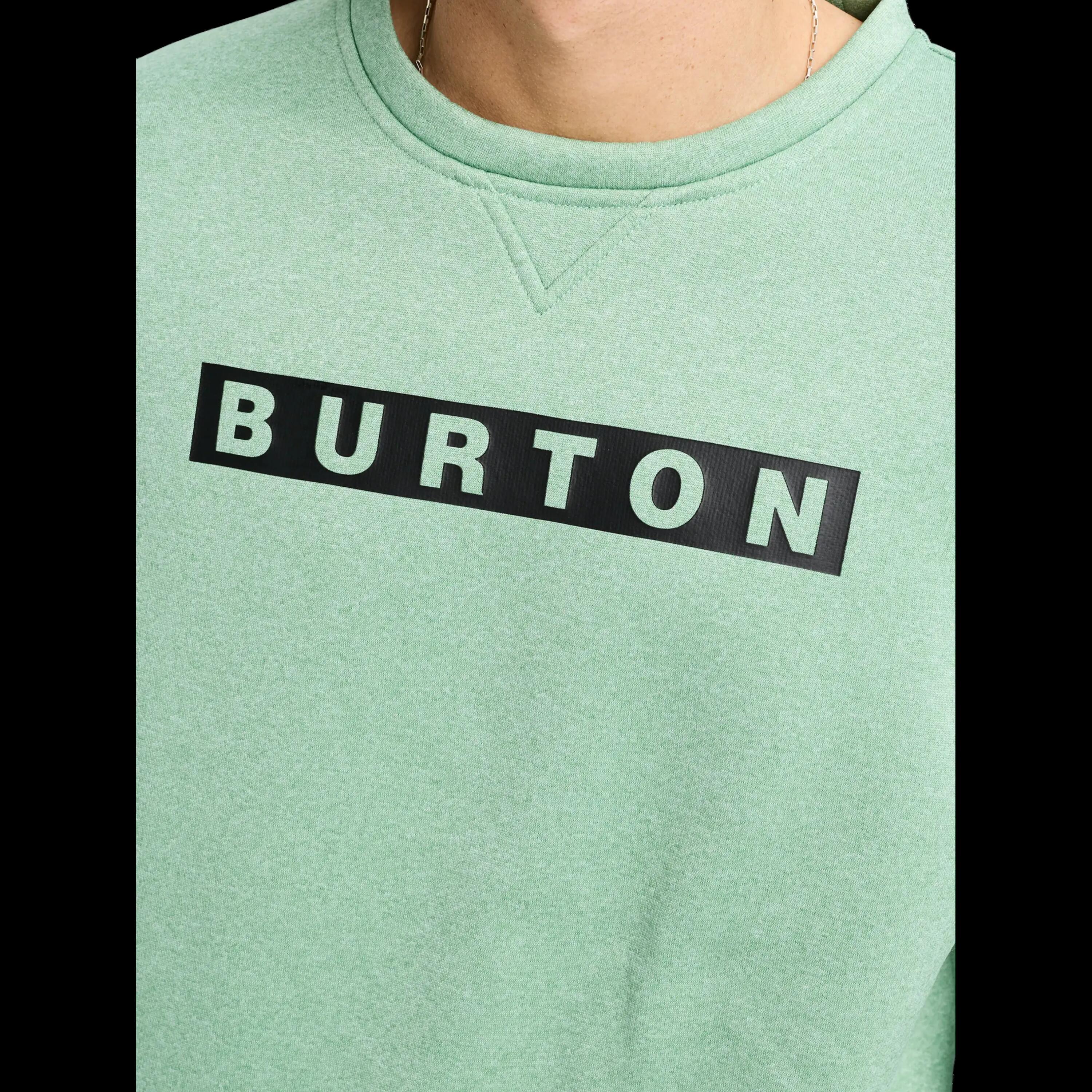 Burton Oak Crewneck Snowboard Sweatshirt Salbeigrün 3/4