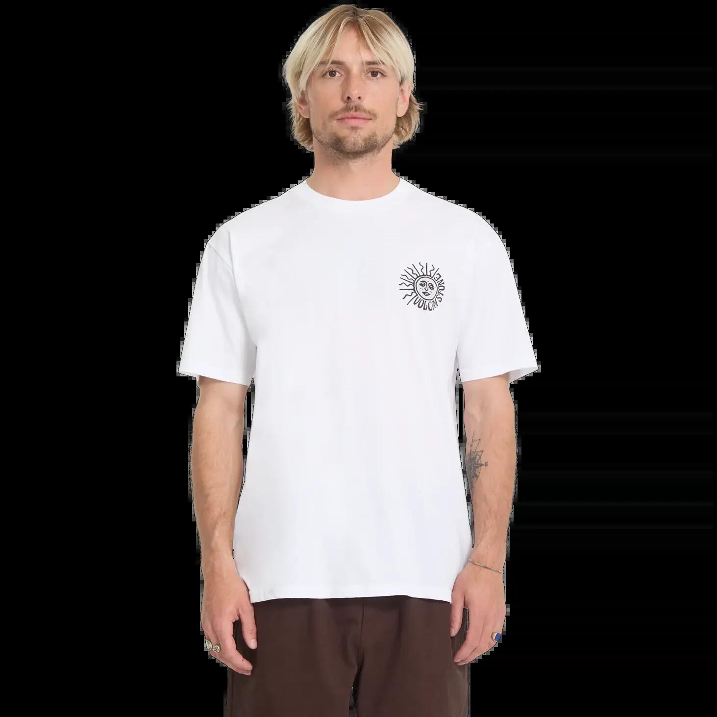 T-shirt Volcom model A5012613-WHT for man 1/6
