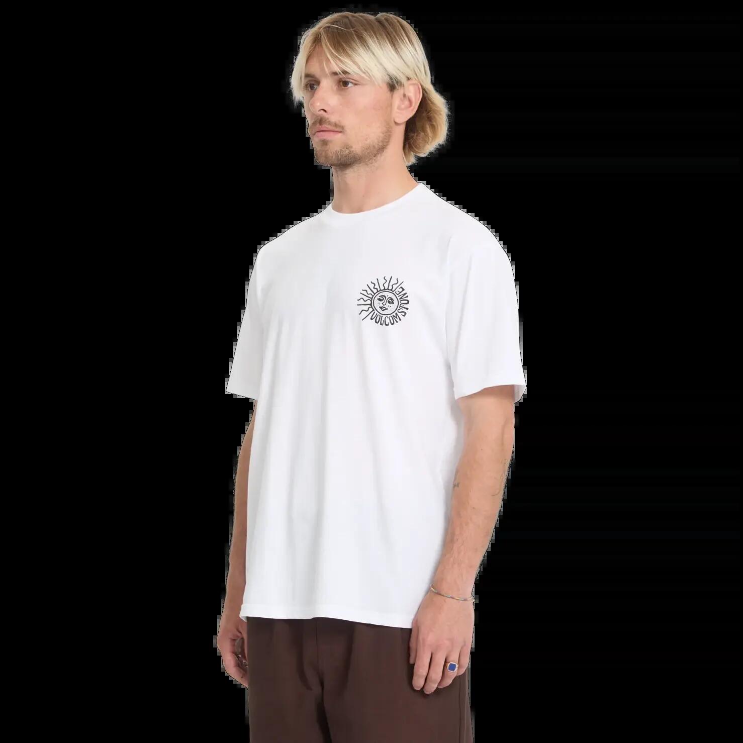 T-shirt Volcom model A5012613-WHT for man 3/6