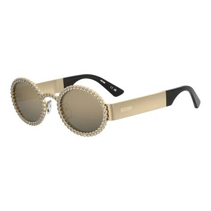 Lunettes de Soleil Moschino MOS204/S 000 en Métal Femme 52 mm