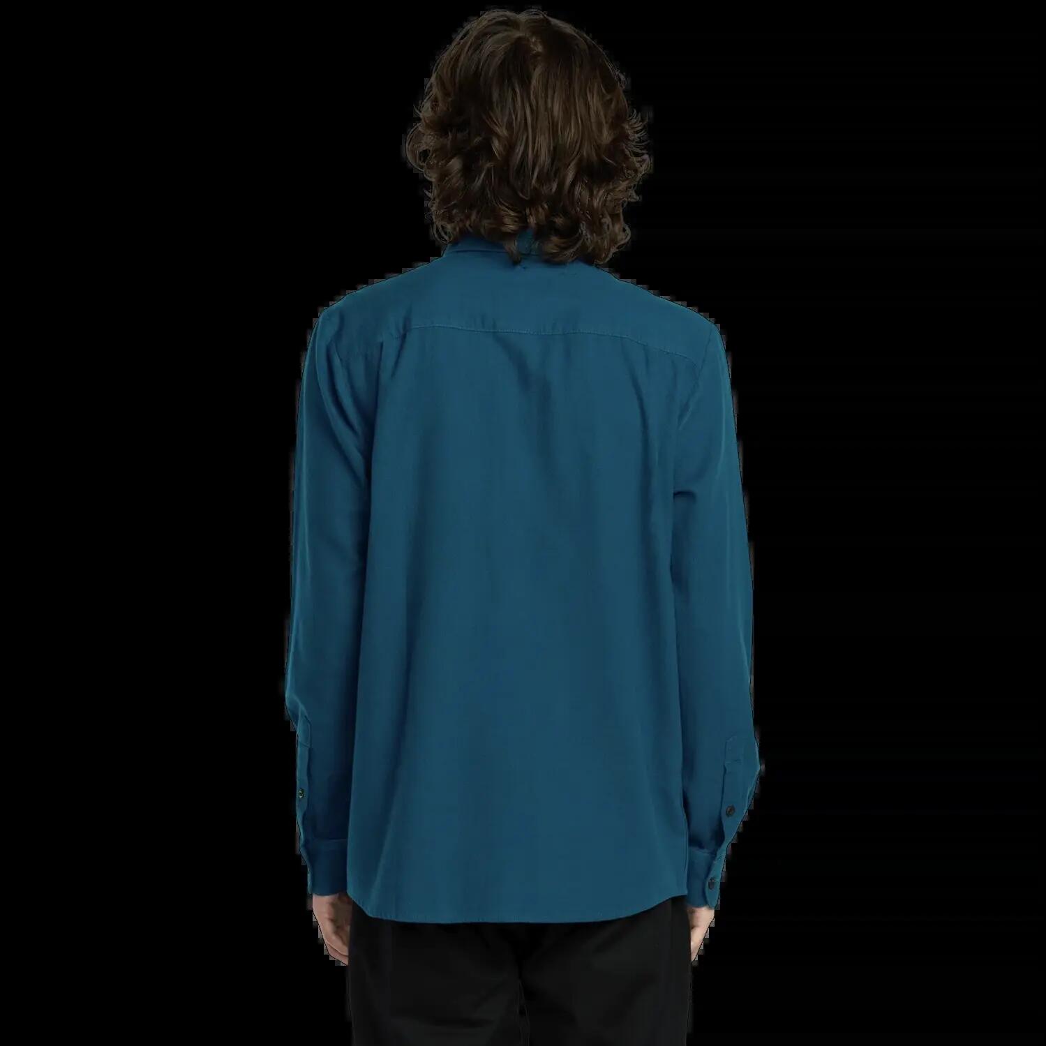 Camisa Volcom Caden Solid Cosmic Blue 2/5
