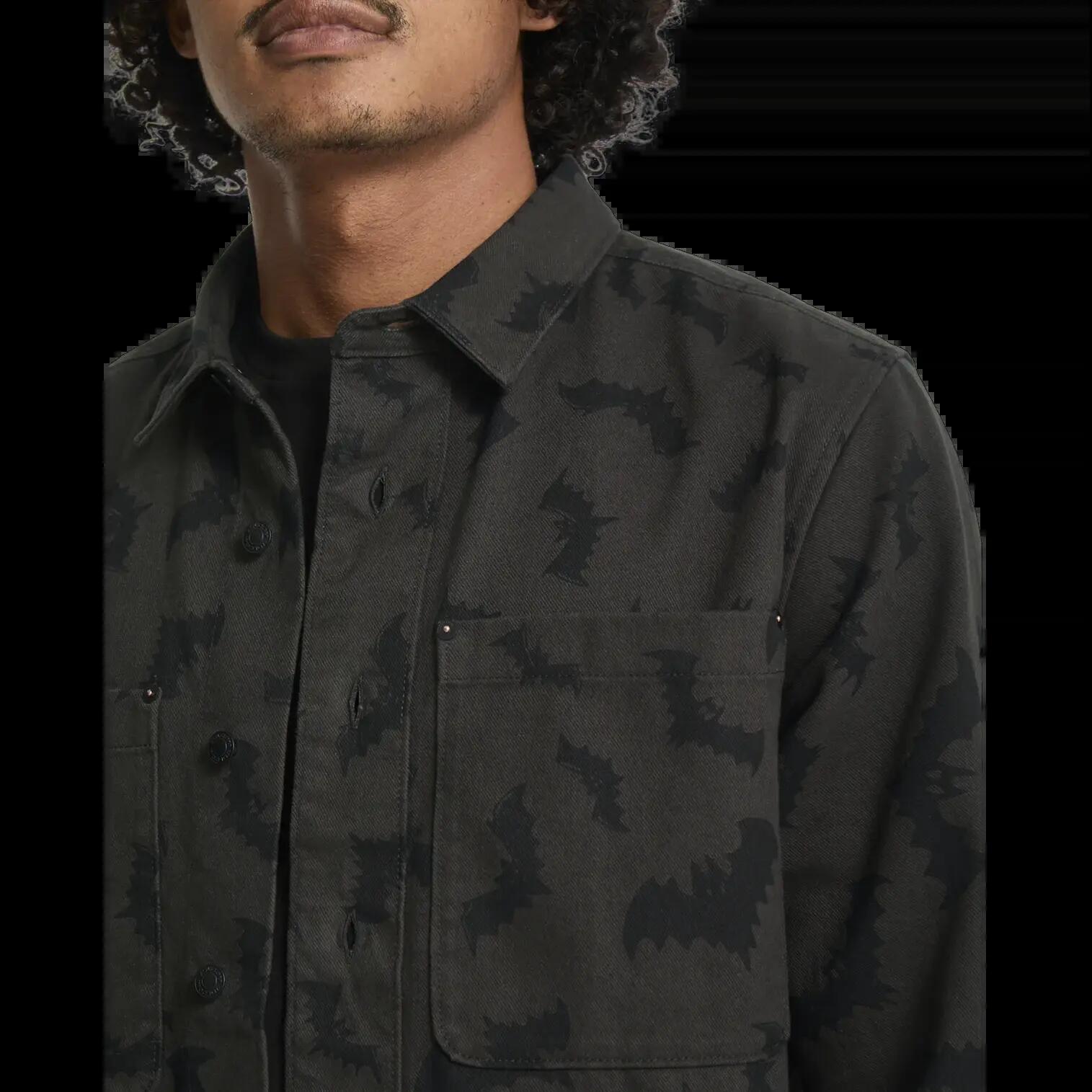 Camicia Volcom J.J. Villard Nero Lavato 3/7