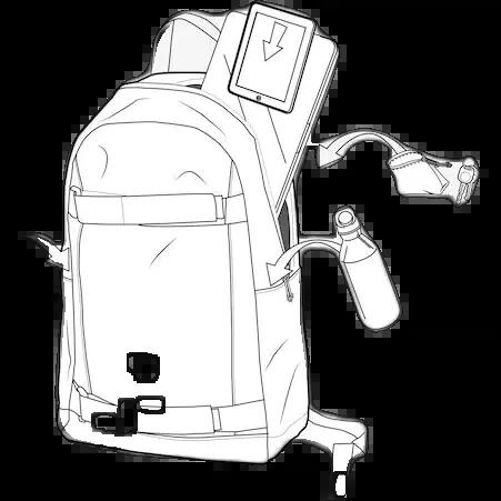 Mochila Burton Emphasis 2.0 True Black 2/3