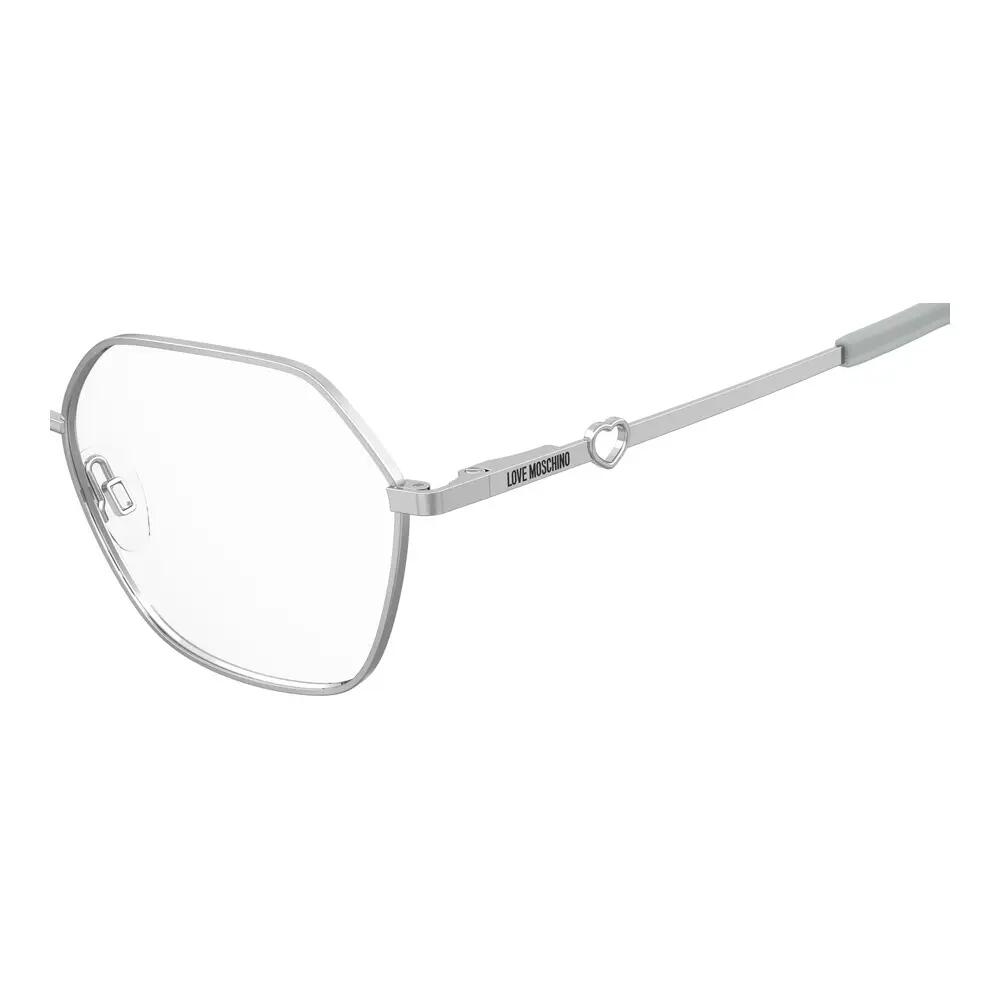 Brille Love Moschino MOL650 010 aus Metall Damen 55 mm 3/3