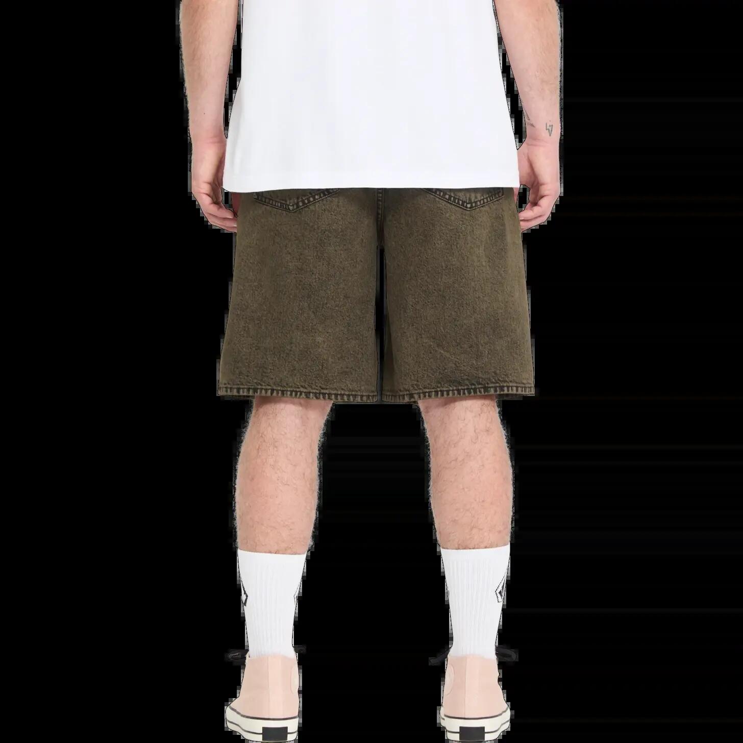 Volcom Billow Denim Shorts Salbeigrün 2/2