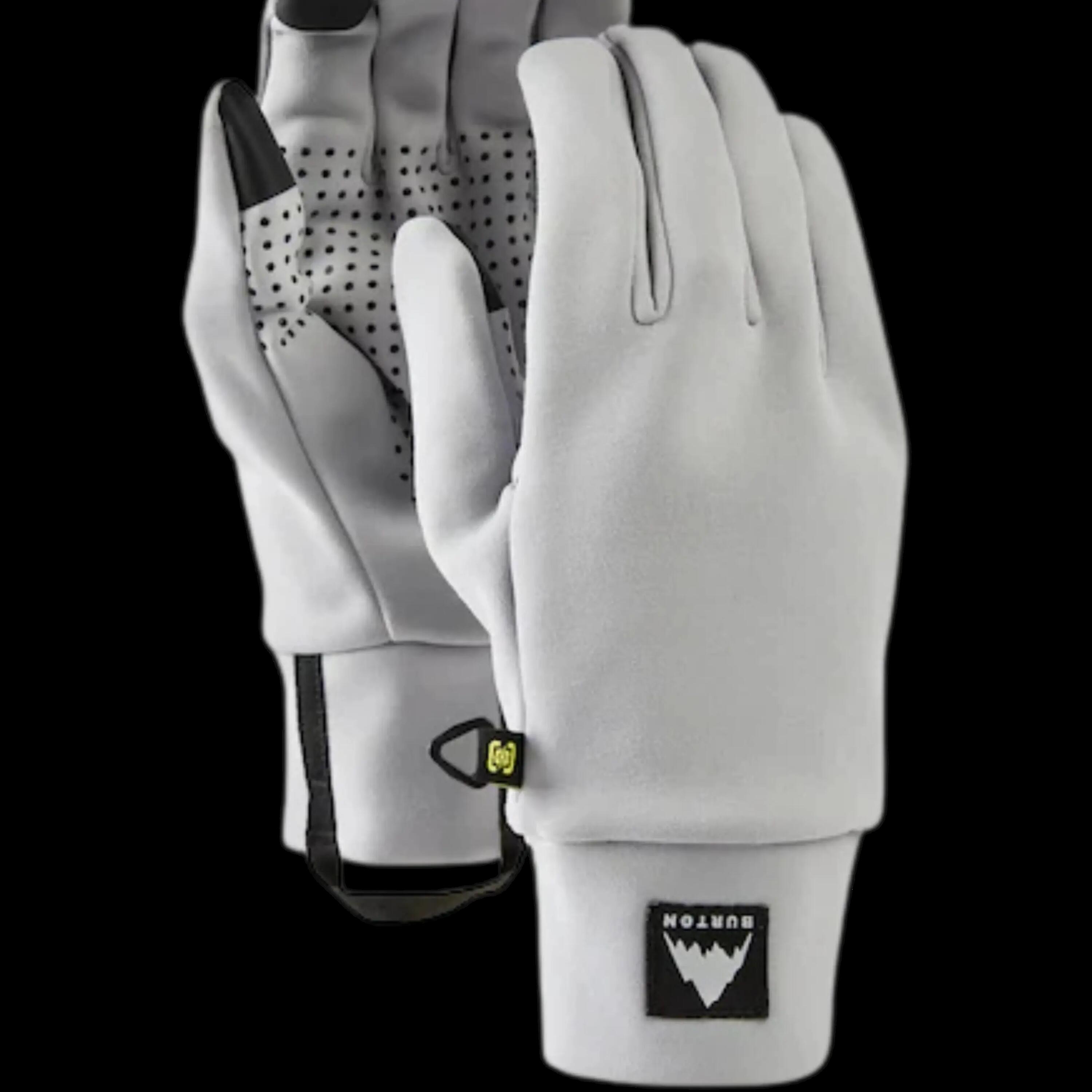 Luvas de snowboard Burton Stretch Liner 2.0 Prata 2/2
