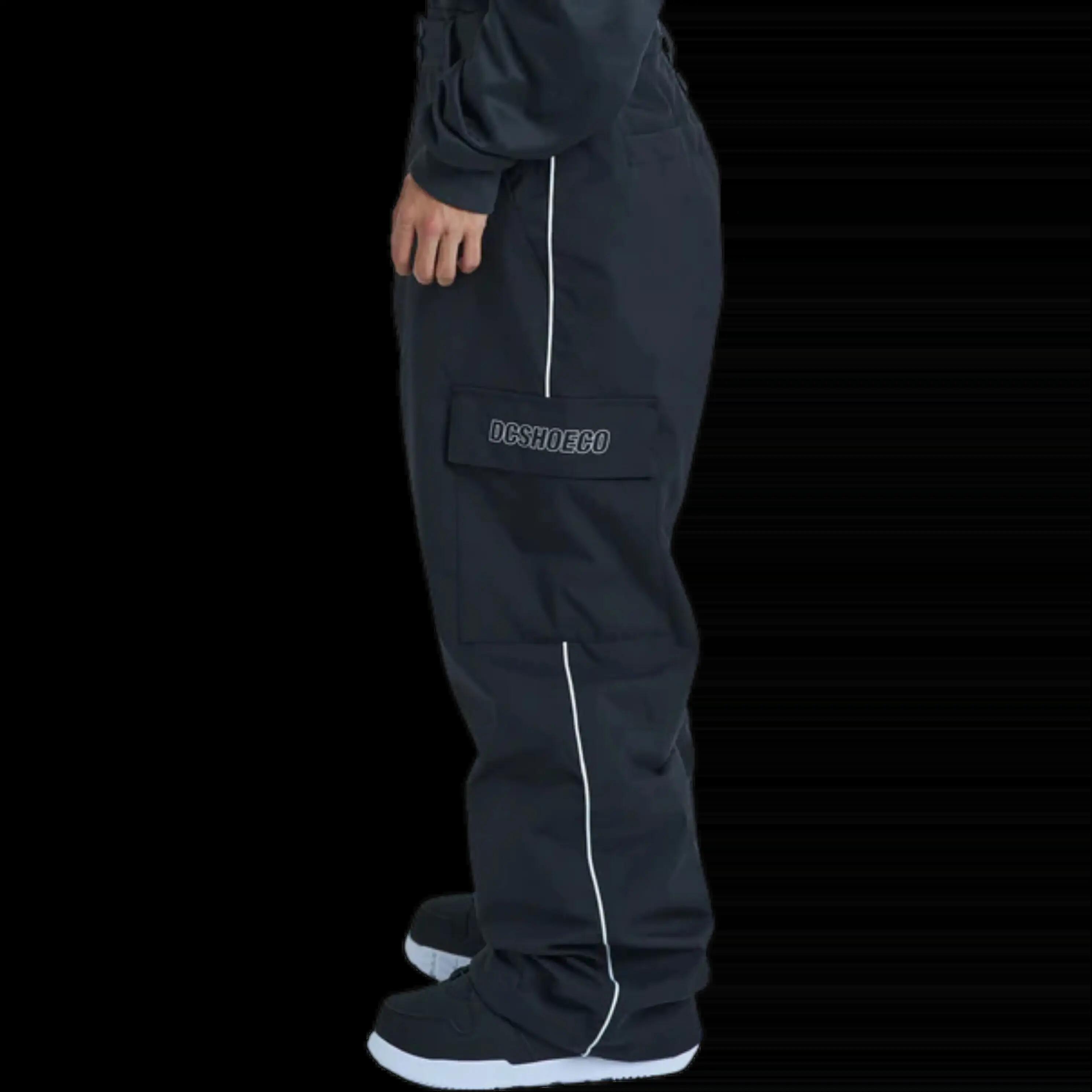 Calças DC Shoes Wide Cargo Preto 3/4