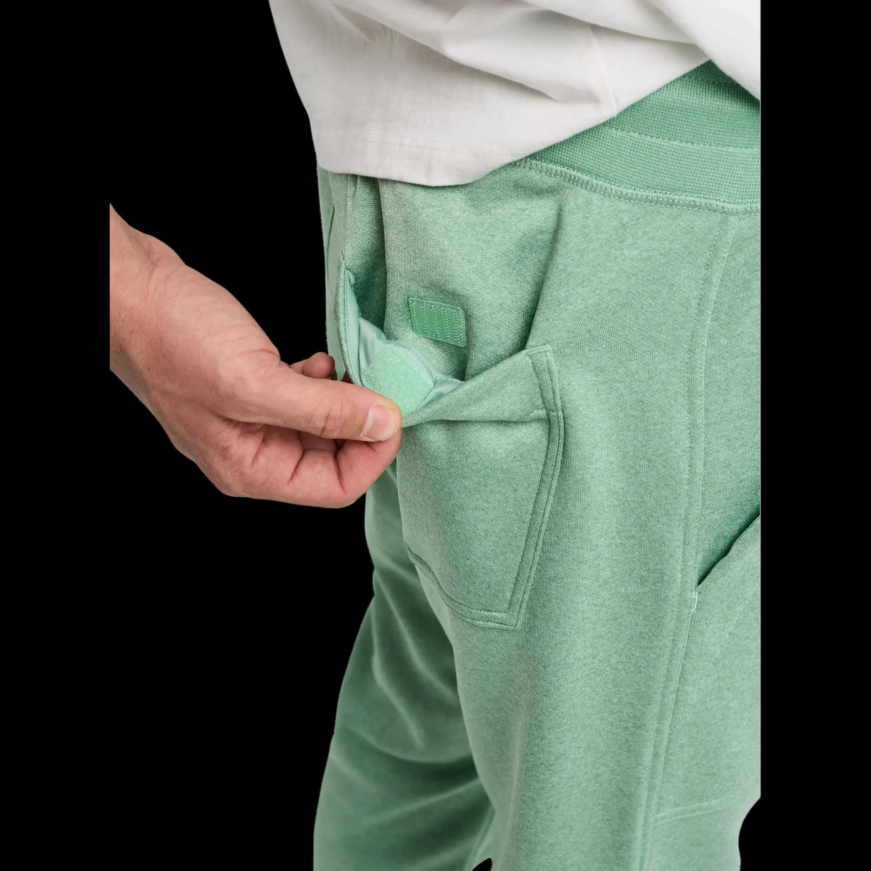 Pantalón Burton Oak Fleece Soft Sage Heather 3/4