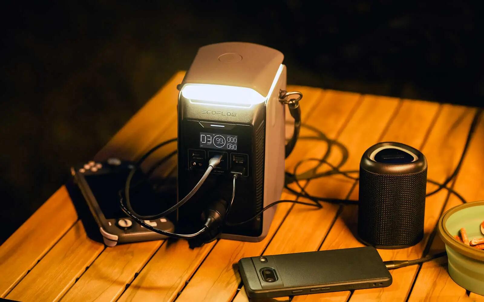 Station d’énergie portable TRAIL Plus 300DC 288Wh - Camping, outdoor - Ecoflow 8/9