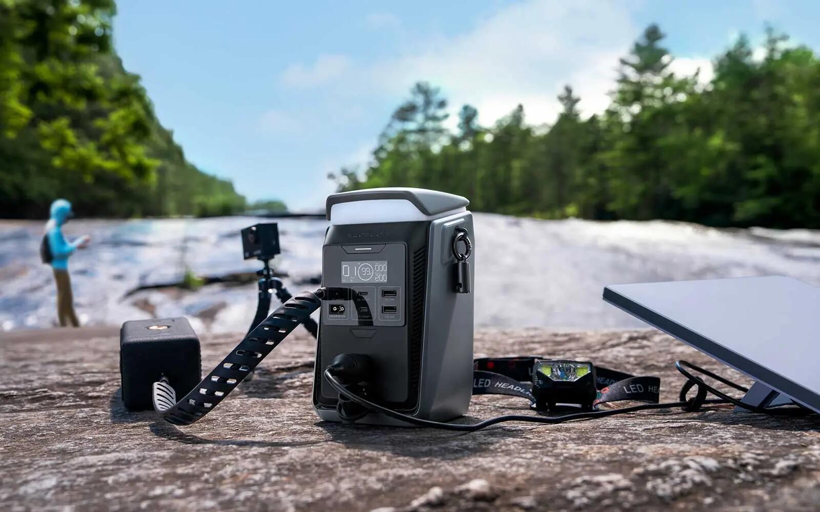 Station d’énergie portable TRAIL Plus 300DC 288Wh - Camping, outdoor - Ecoflow 6/9