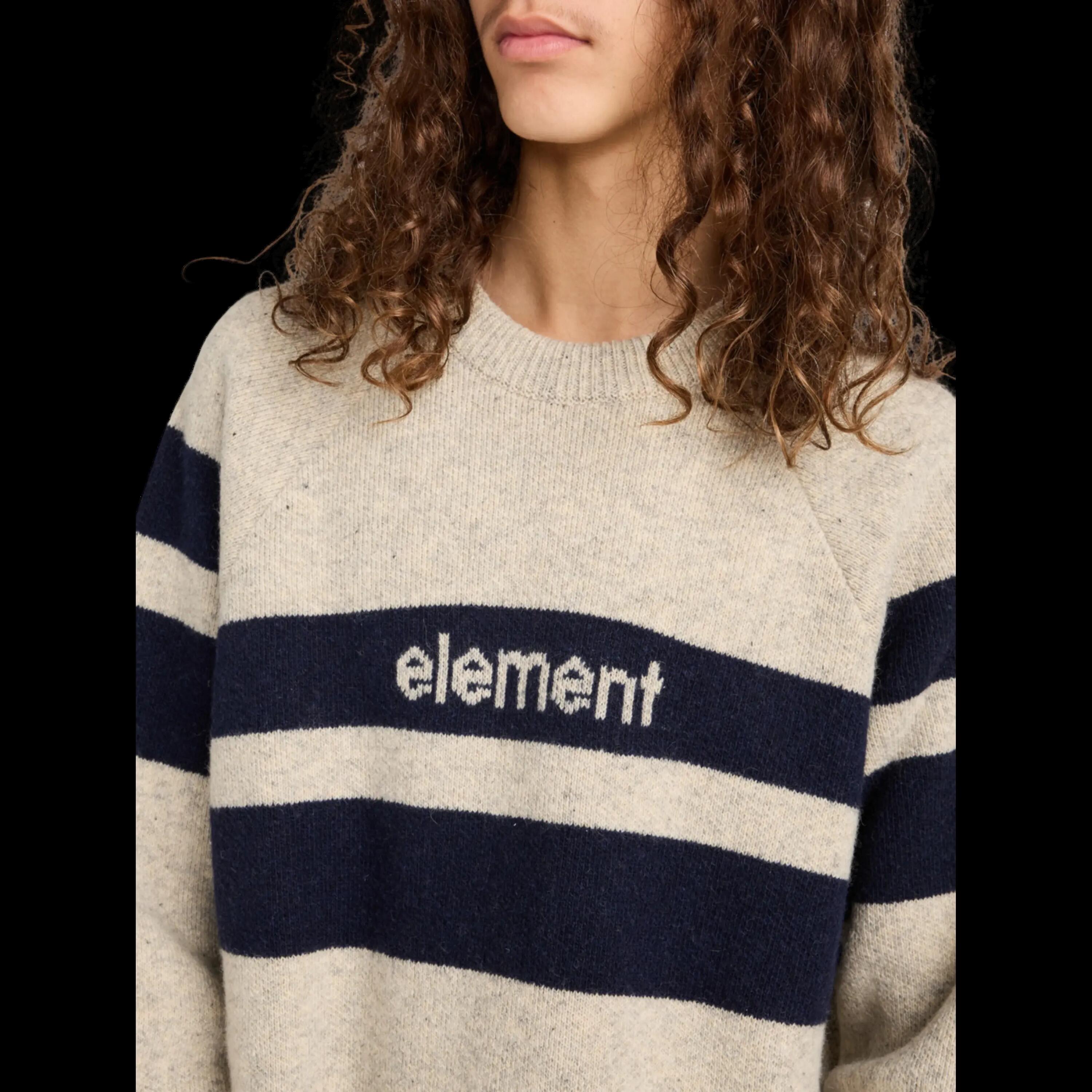 Sudadera Element 2000S Rib CR Beige 3/4