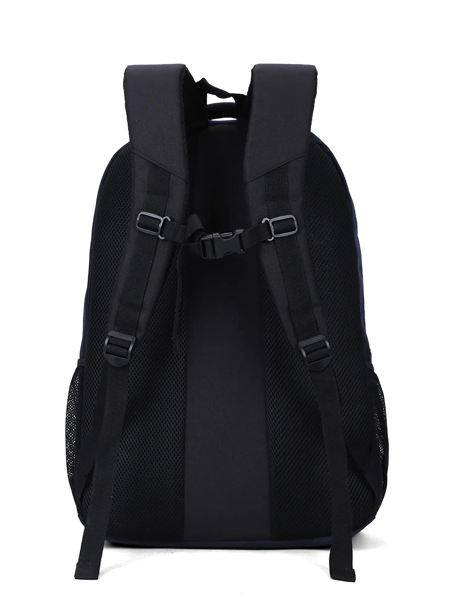 Batoh Aoking Černý Modrý Unisex - Polyester Zipový Uzávěr Multifunkční Kapsy 5/6