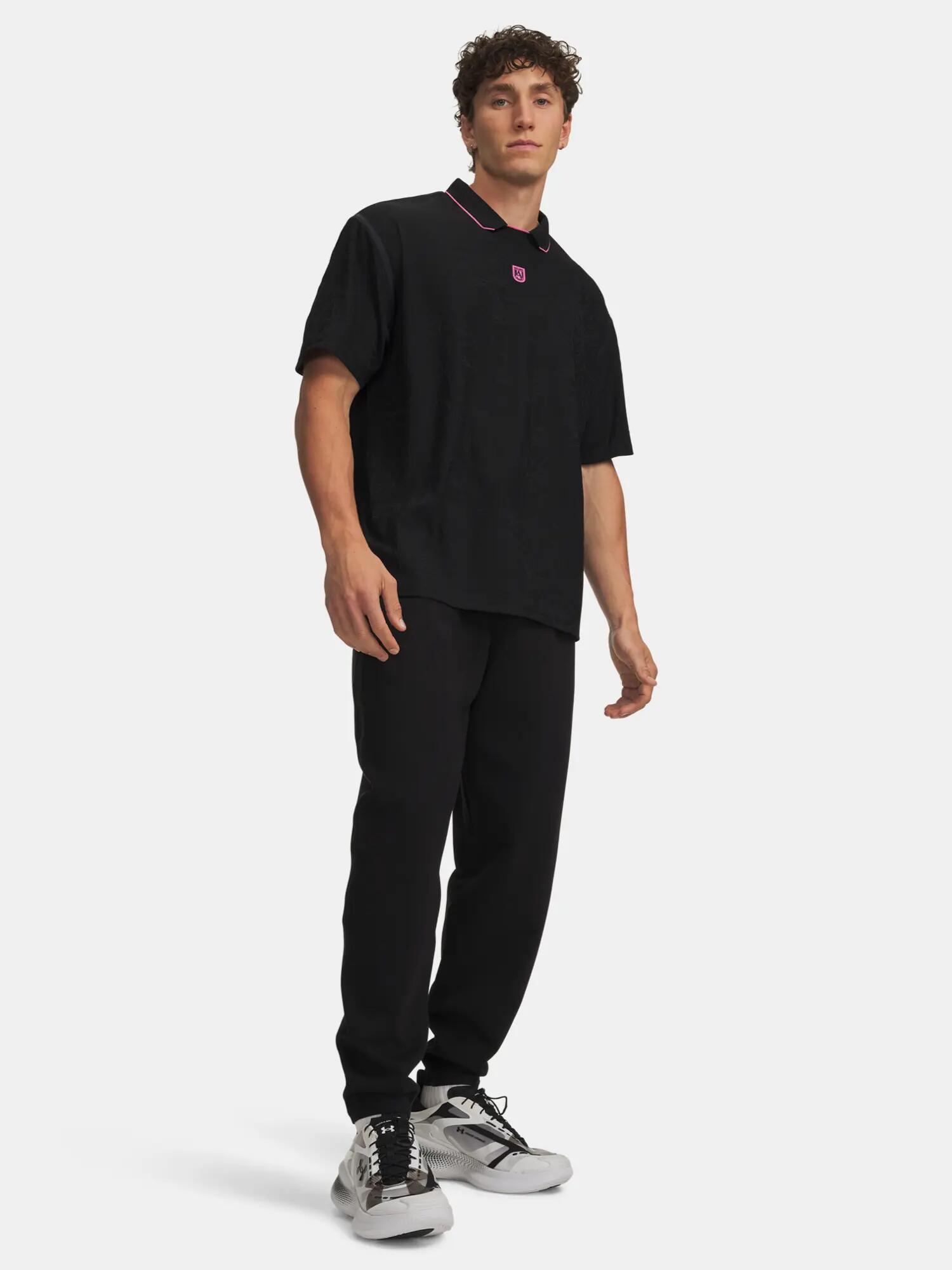 UA Unstoppable Fleece Men's Joggers Black 4/4