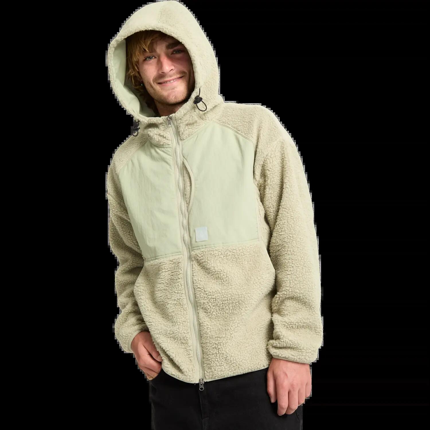 Sweatshirt Volcom Nomaa Sherpa Chá Verde 5/7