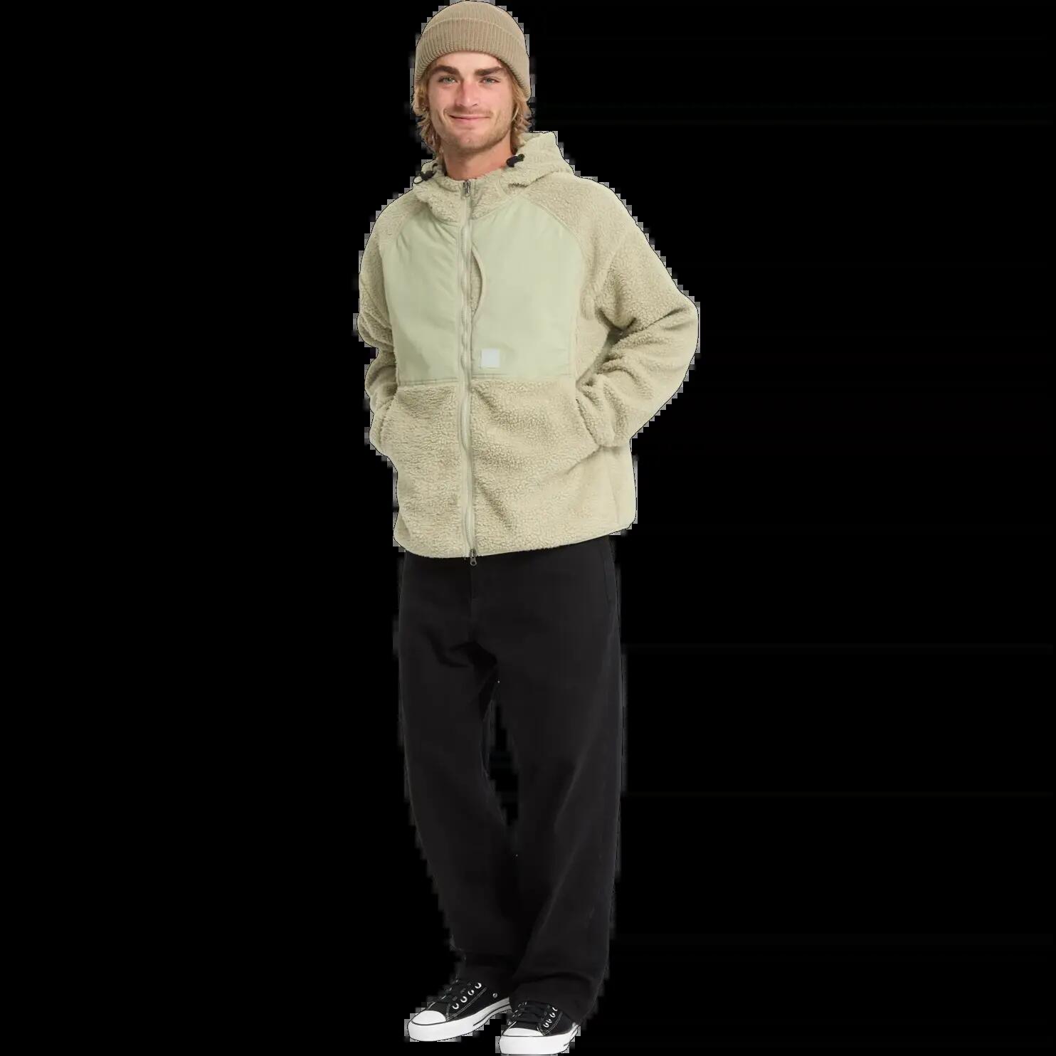Sweatshirt Volcom Nomaa Sherpa Chá Verde 4/7